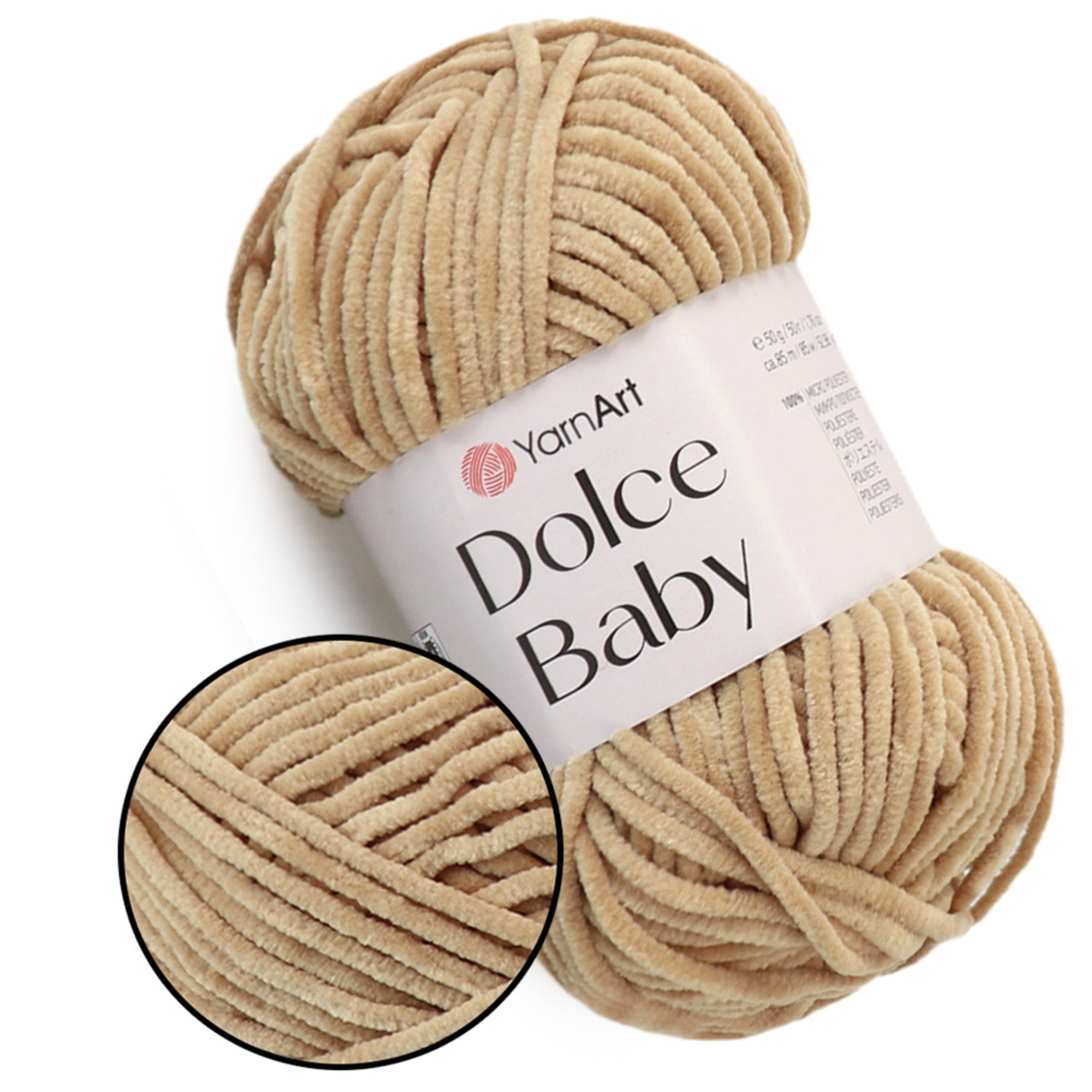 YarnArt Dolce Baby, 29 colors, 1.76 oz / 93 yds