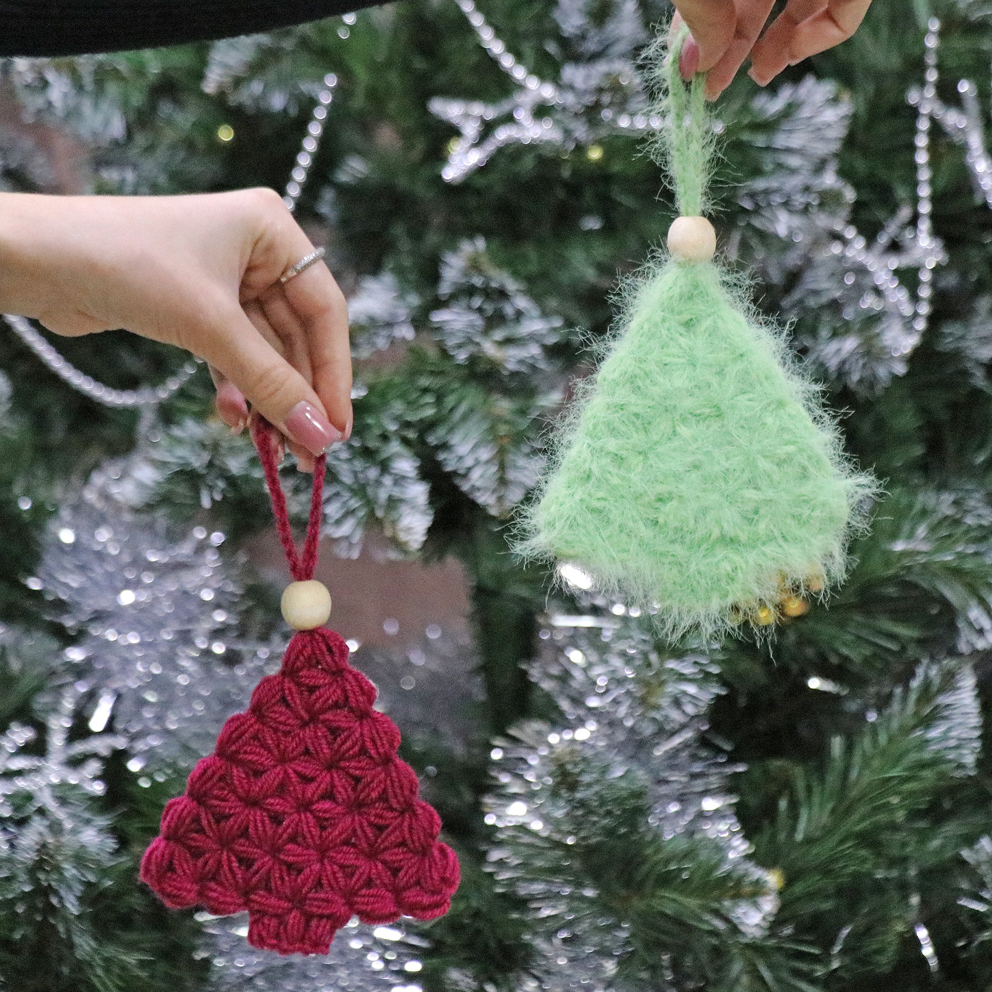 EASY JASMINE STITCH CHRISTMAS TREE Crochet Pattern (skill level Beginner)