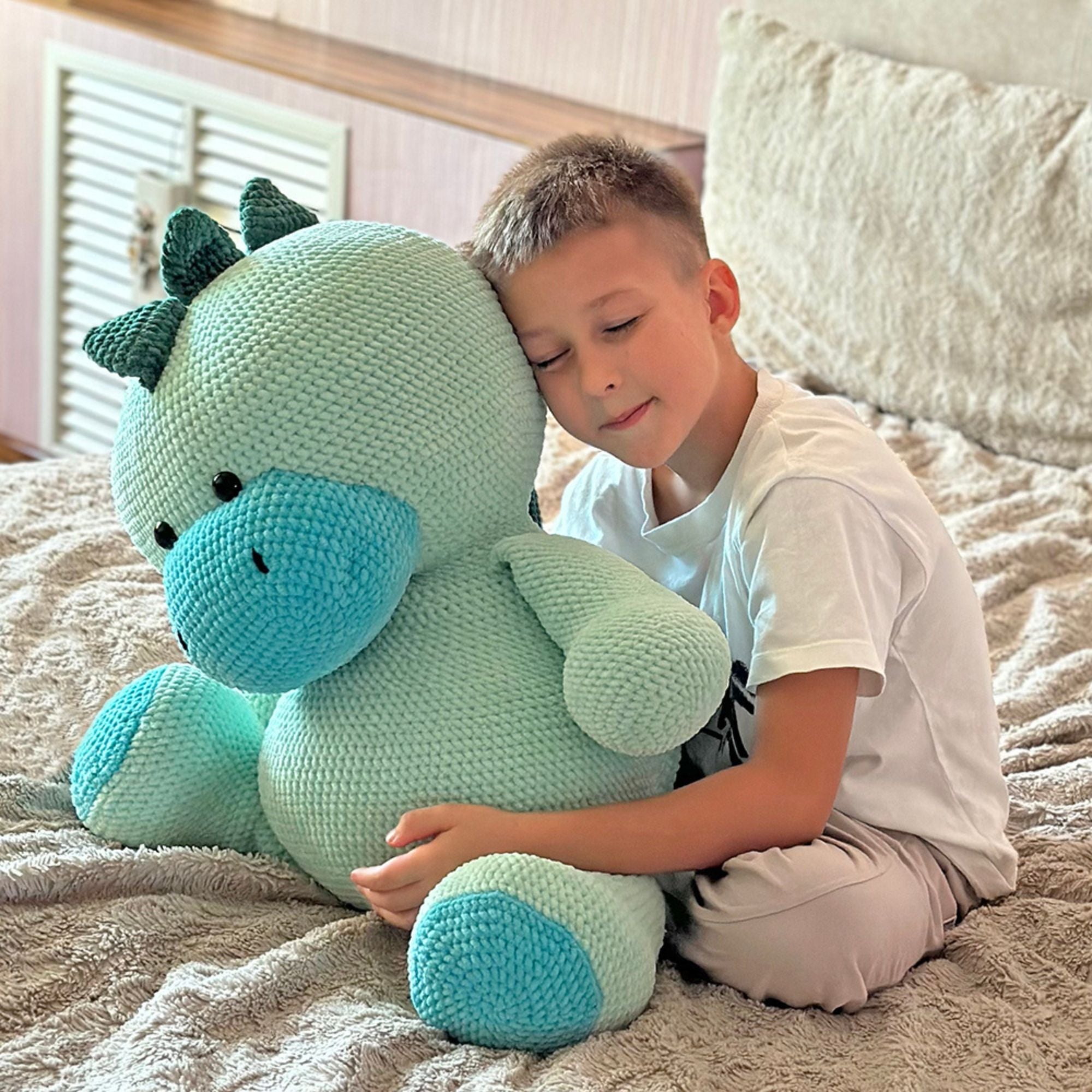 DINO BUDDY Crochet Pattern (skill level Intermediate)