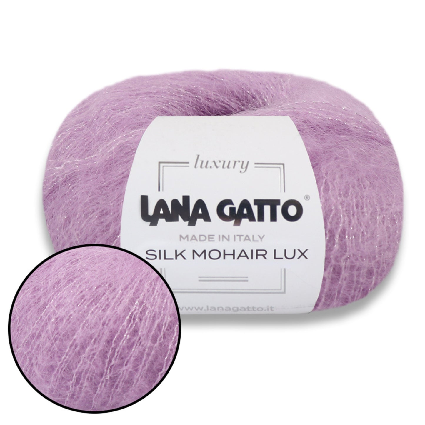 Lana Gatto Silk Mohair Lux, 7 colors, 0.88 oz / 230 yds
