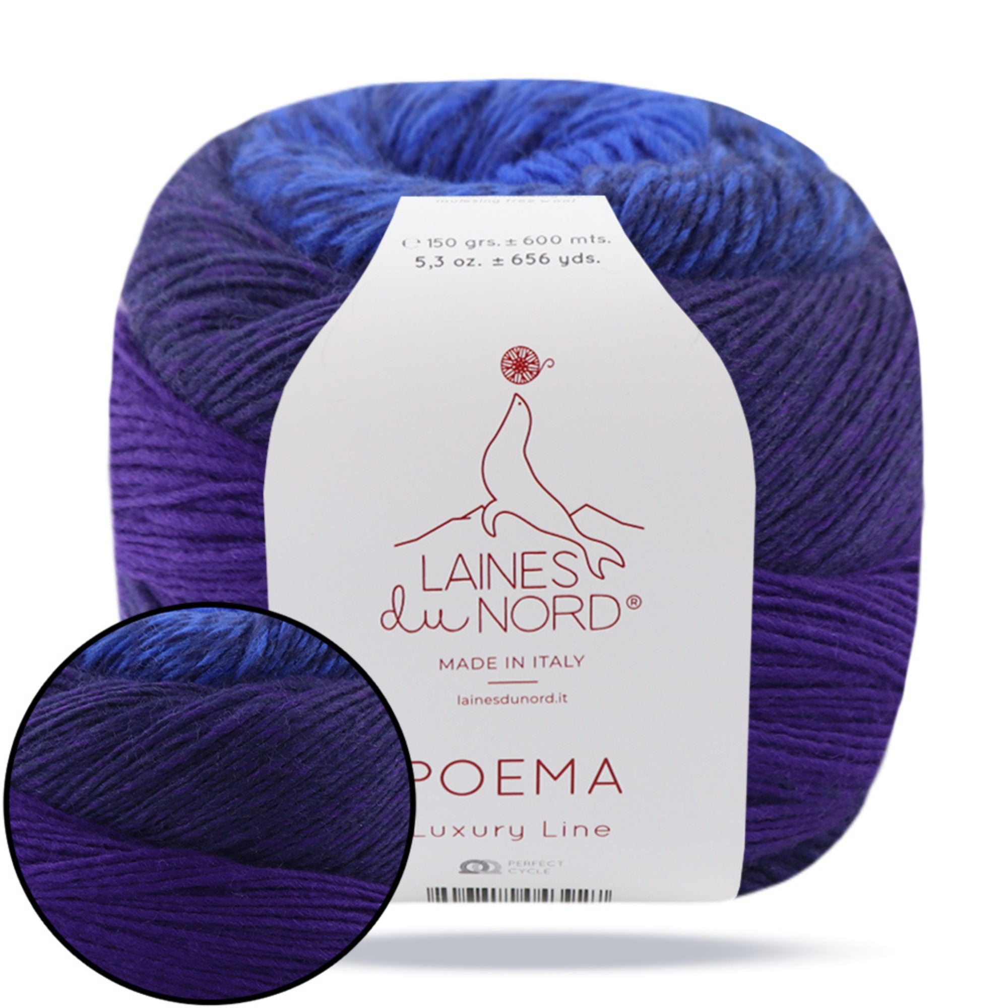 Laines du Nord Poema, 8 colors, 5.29 oz / 656 yds