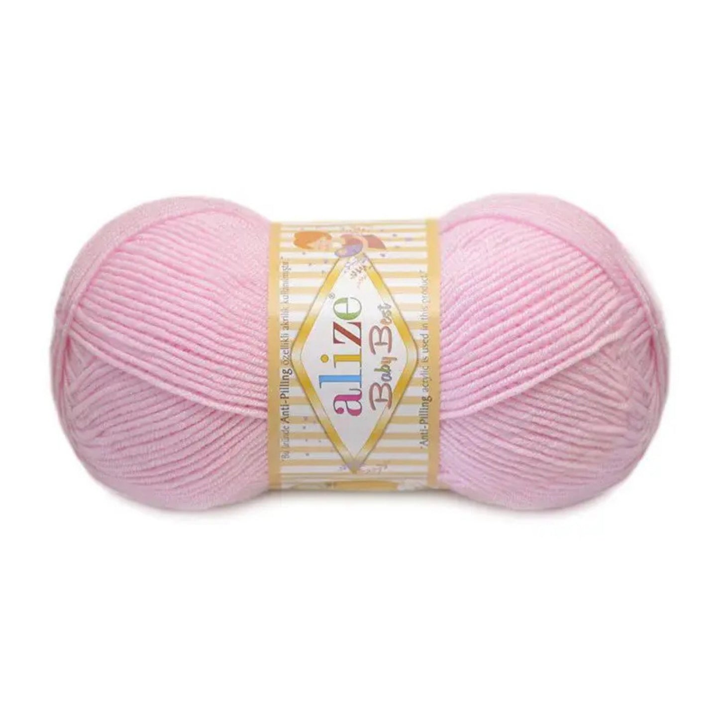 Alize Baby Best, 65 colors, 3.53 oz / 262 yds