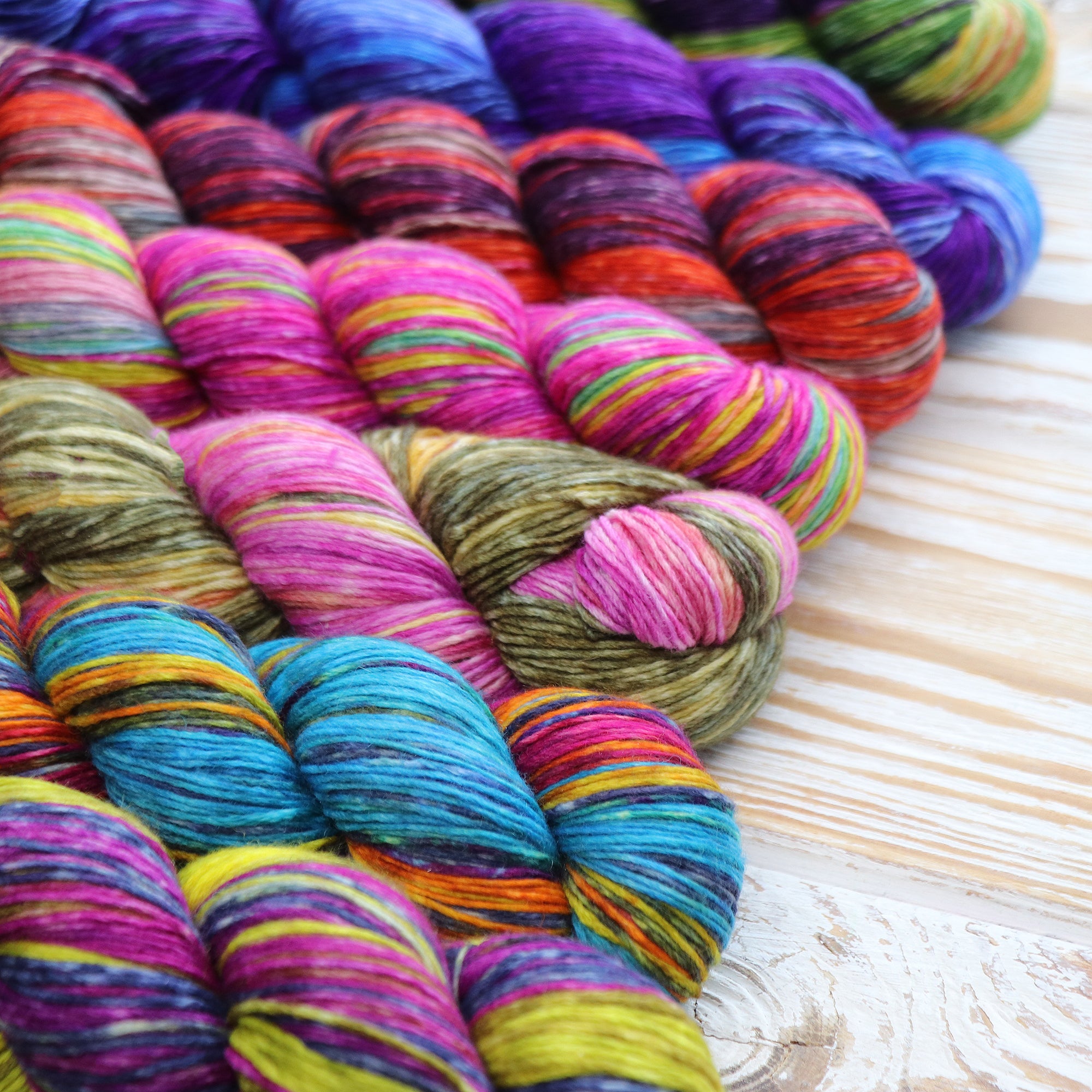 Sock Yarn Hand Dyed 3.53 oz / 437 yds