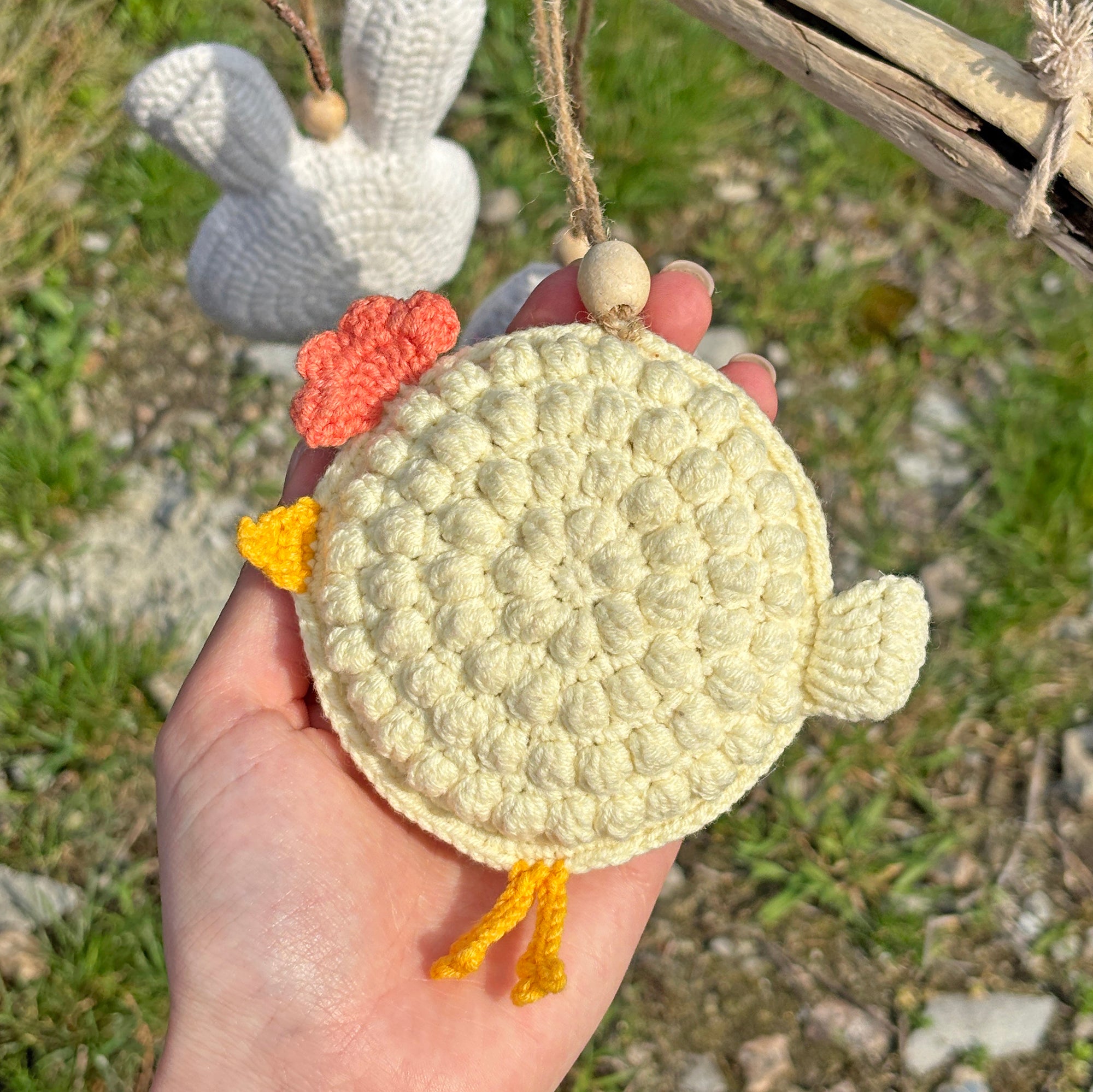 Amigurumi Bunny Egg Chick Ornaments 3-in-1 Crochet Pattern