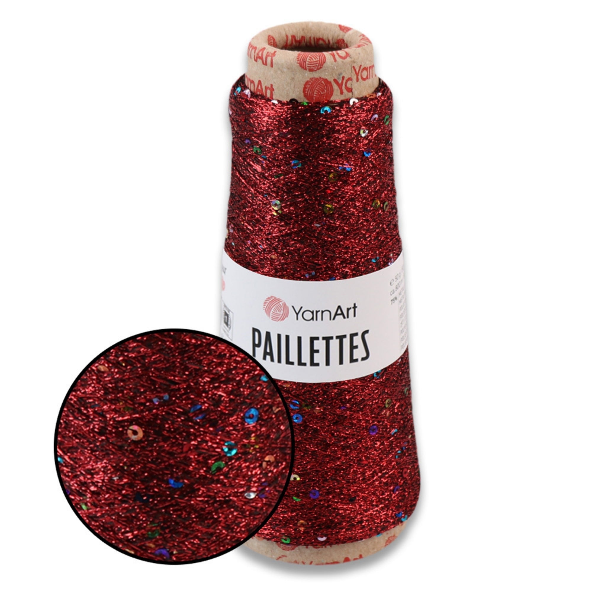 YarnArt Paillettes, 10 colors, 1.76 oz / 207 yds