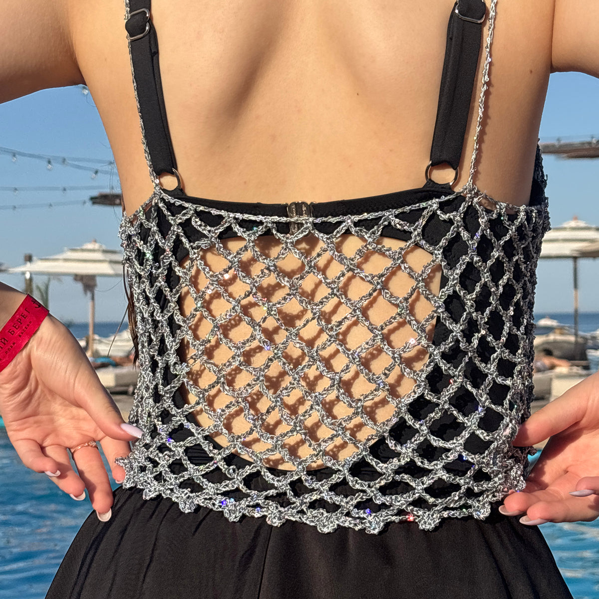 MESH TOP Crochet Pattern (skill level intermediate)