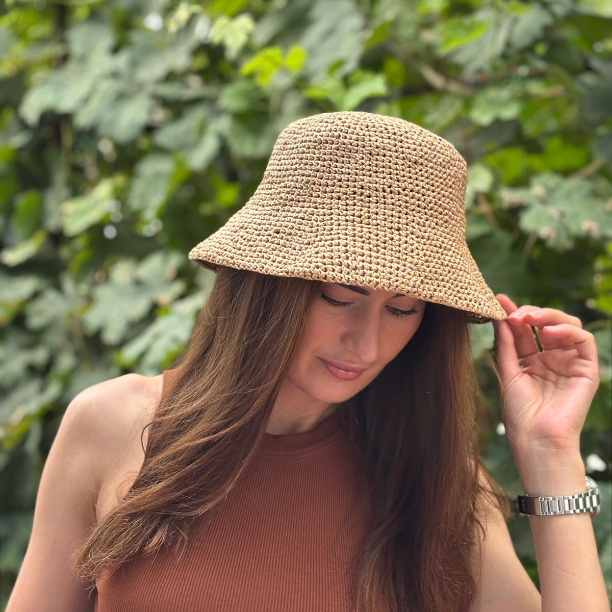 BUCKET HAT Crochet Pattern (skill level beginner)