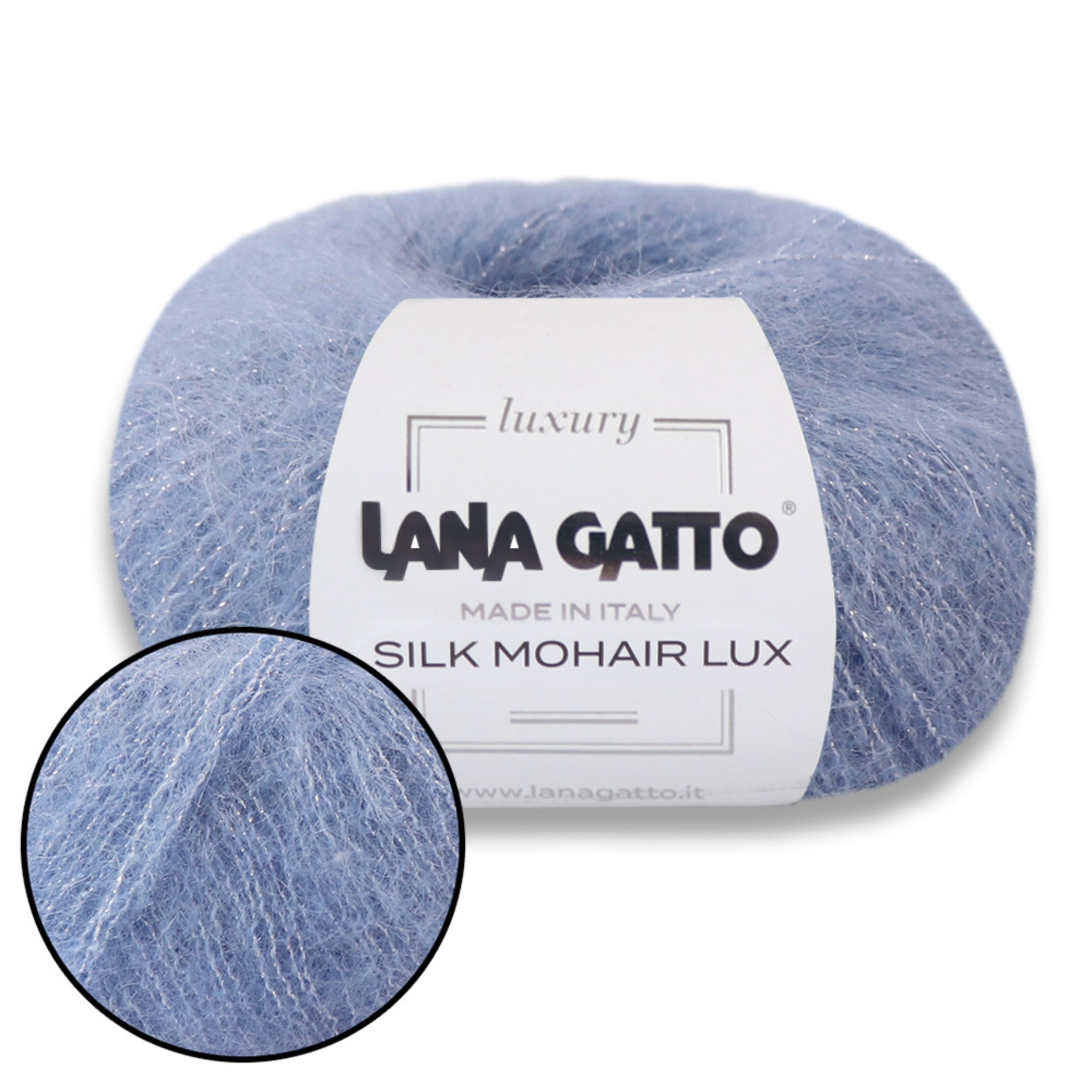 Lana Gatto Silk Mohair Lux, 7 colors, 0.88 oz / 230 yds