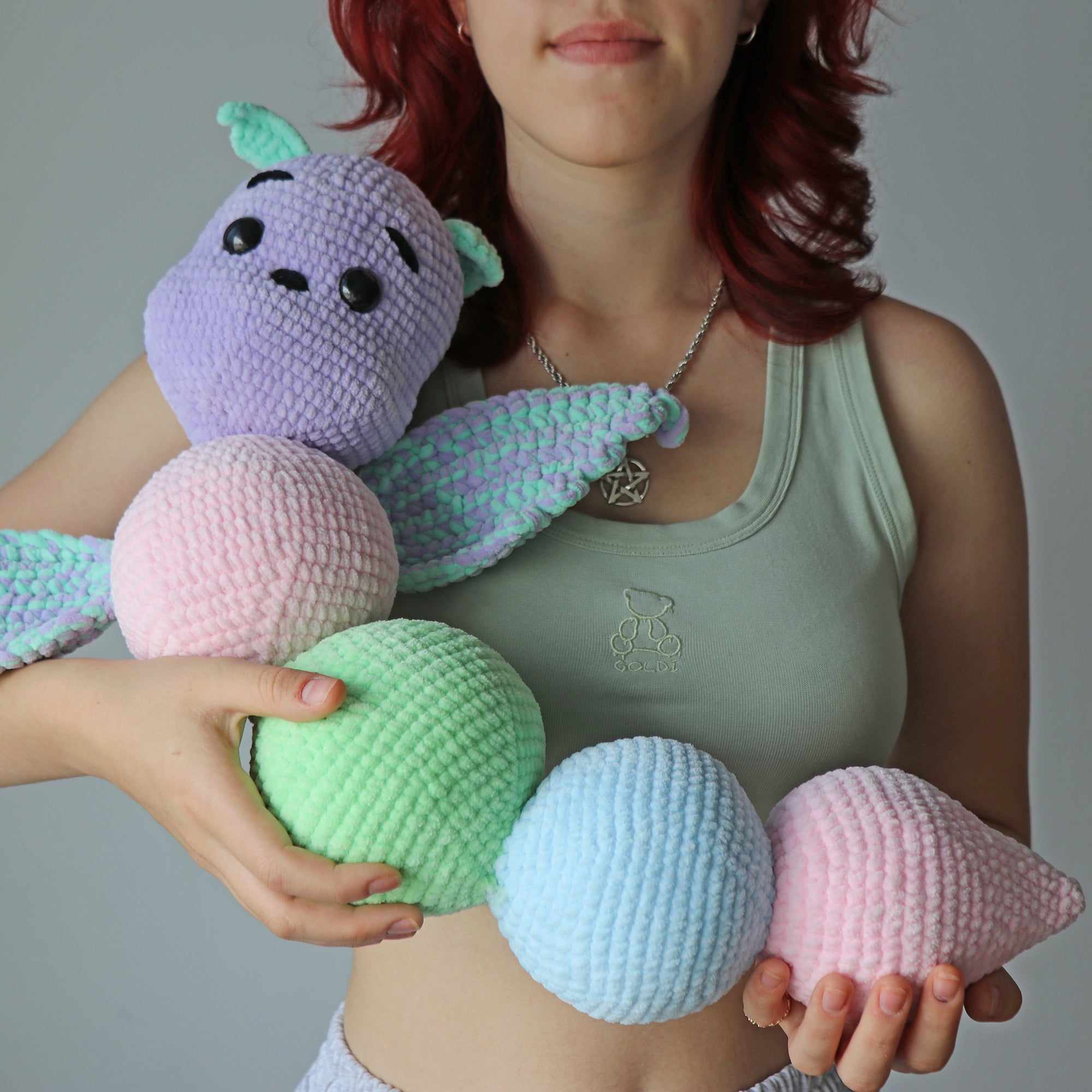 DRAGONS Crochet Pattern (skill level beginner)