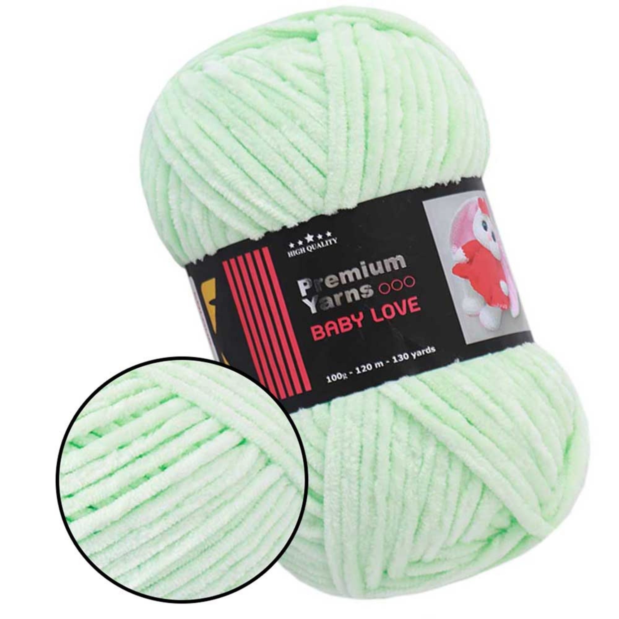 Premium Yarns Baby Love, 40 colors, 3.53 oz / 131 yds