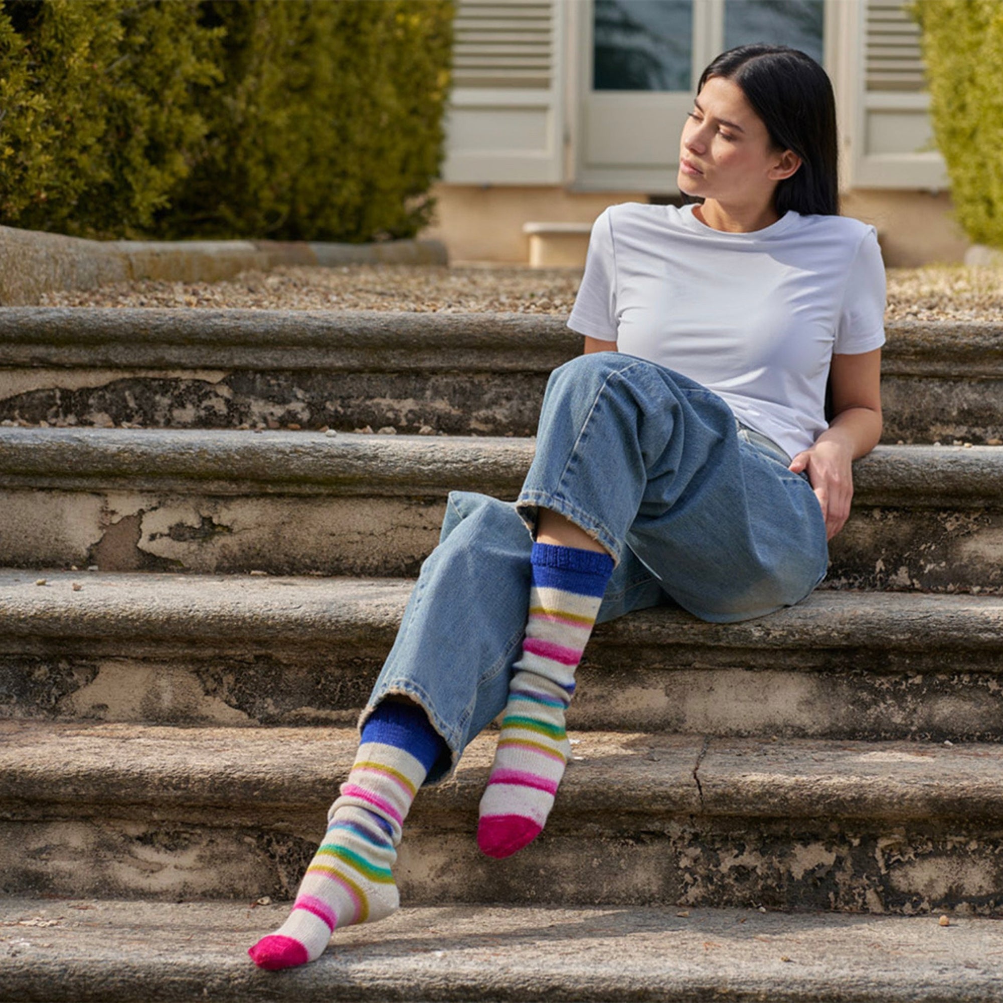 Laines du Nord Art Socks, 4 colors, 3.53 oz / 459 yds