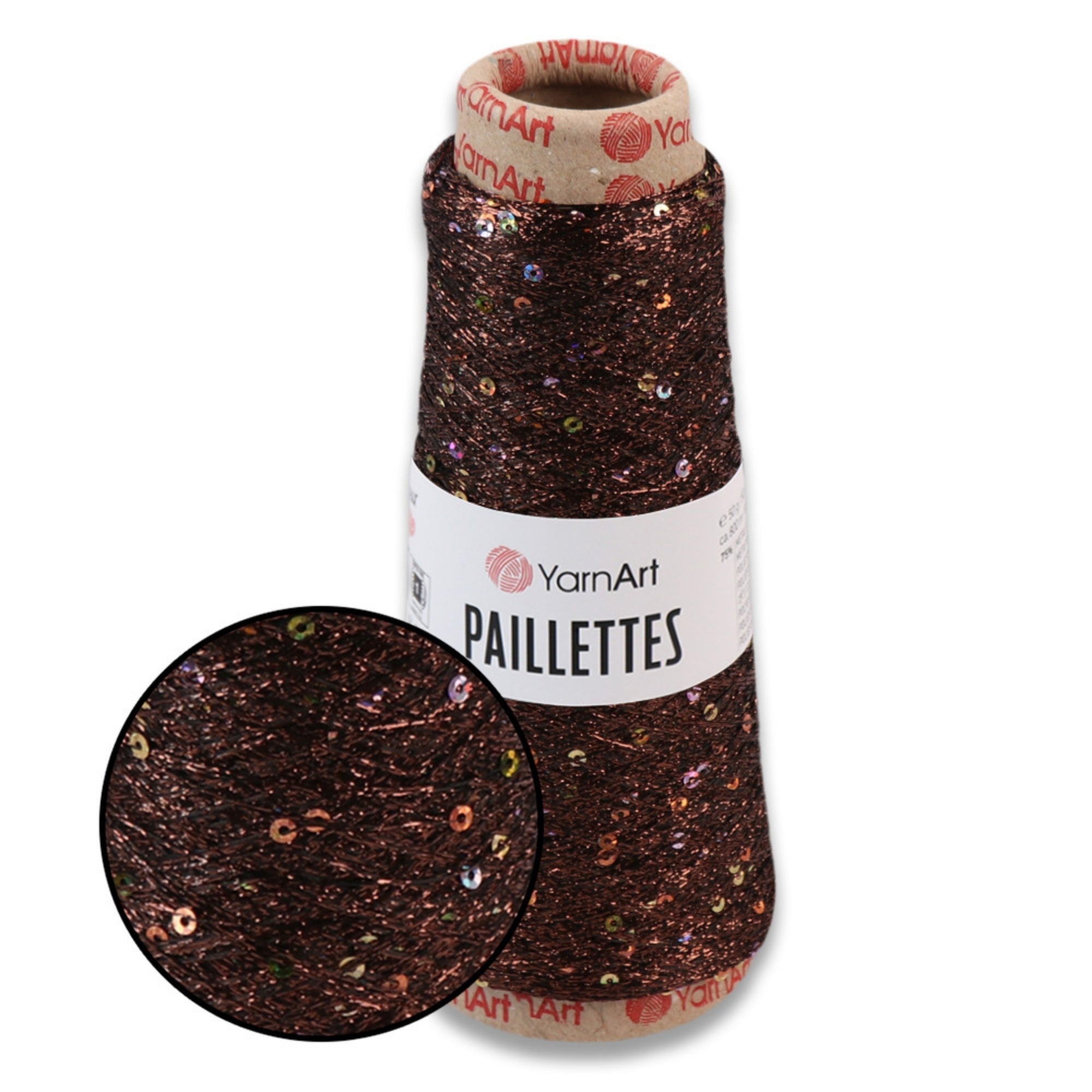YarnArt Paillettes, 10 colors, 1.76 oz / 207 yds