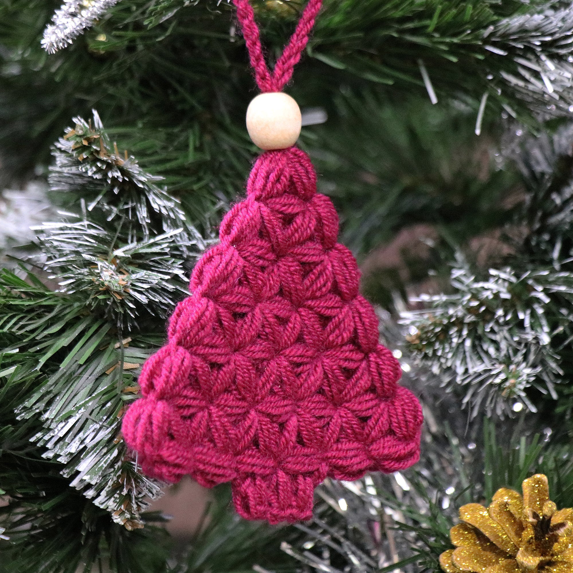EASY JASMINE STITCH CHRISTMAS TREE Crochet Pattern (skill level Beginner)