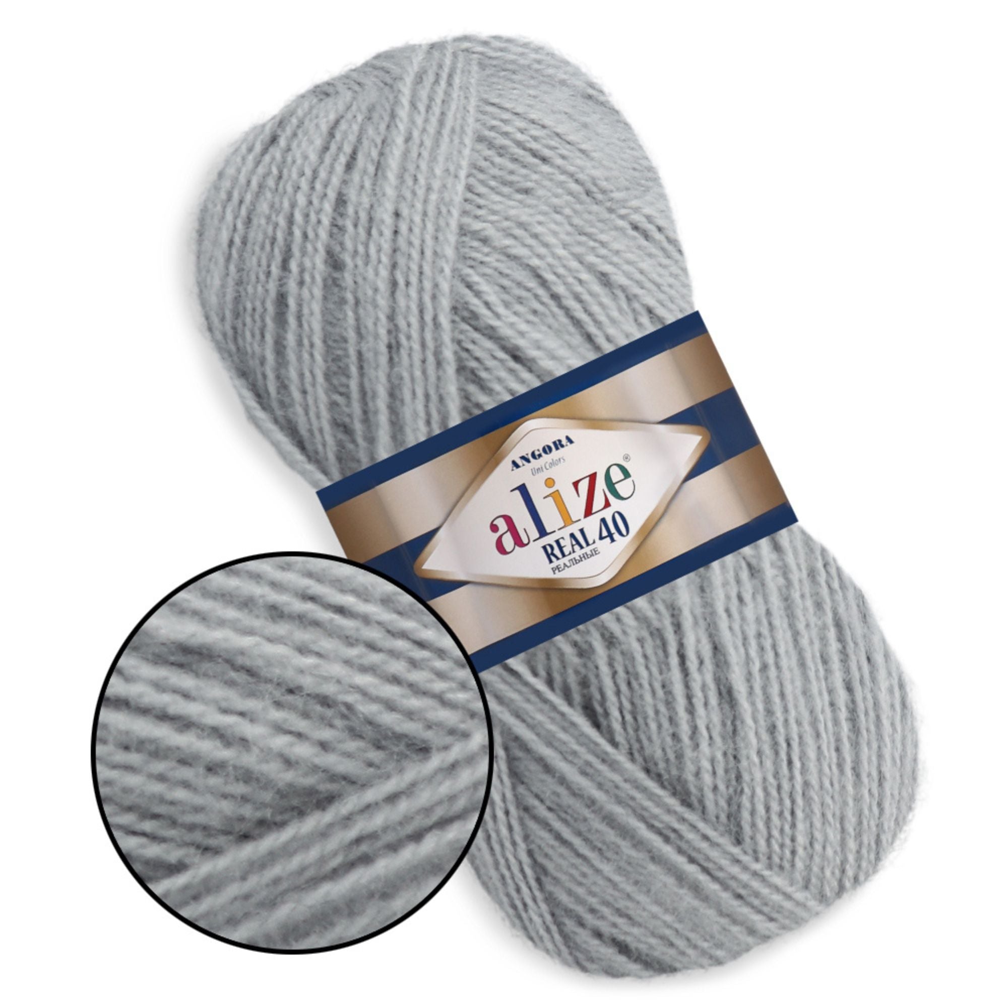 Alize Angora Real 40, 36 colors, 3.5 oz / 525 yds