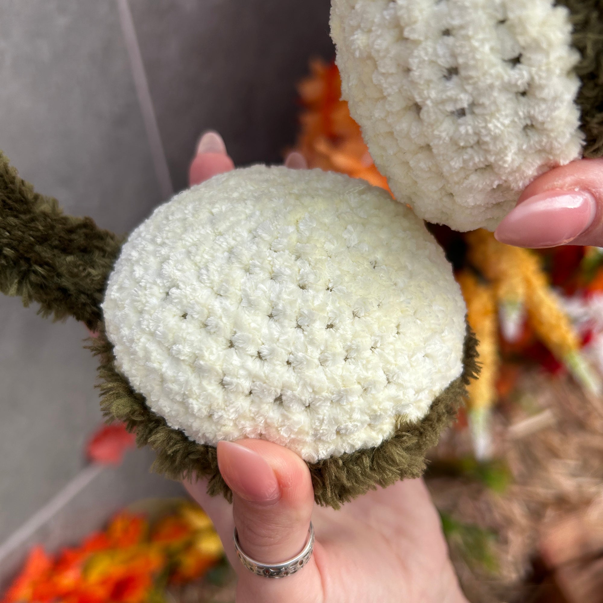 FLUFFY EARMUFFS Crochet Pattern (skill level Beginner)