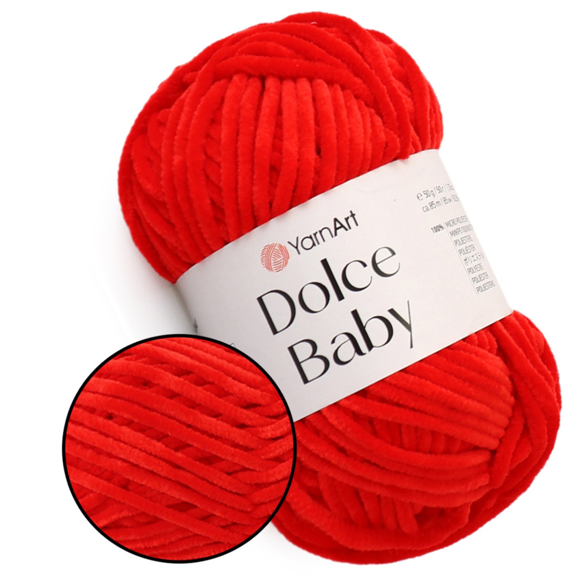 YarnArt Dolce Baby, 29 colors, 1.76 oz / 93 yds