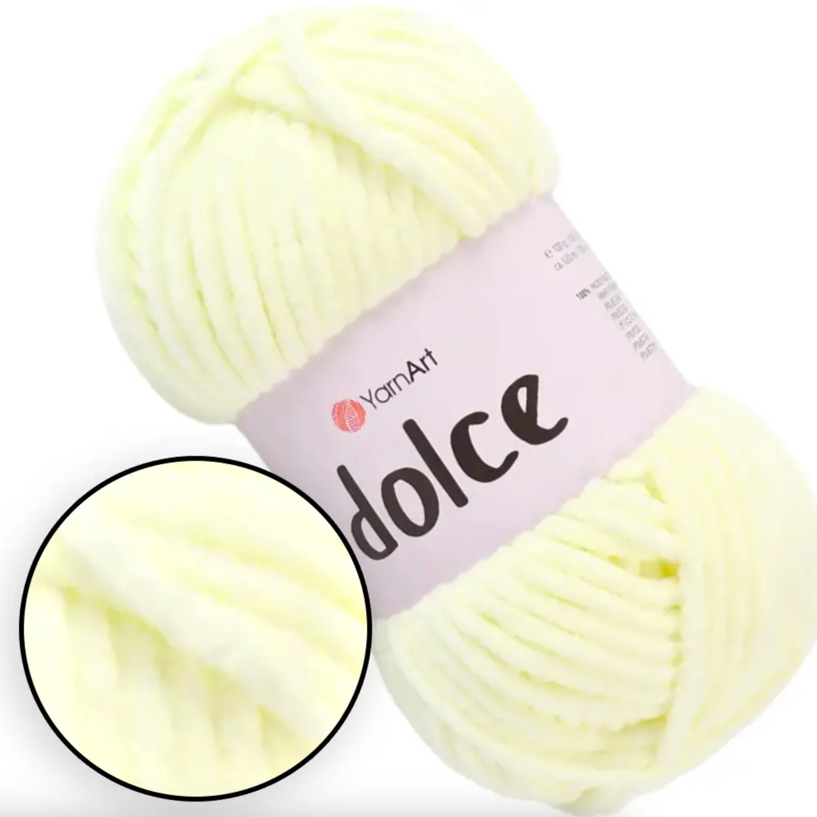 YarnArt Dolce, 58 colors, 3.5 oz / 131 yards