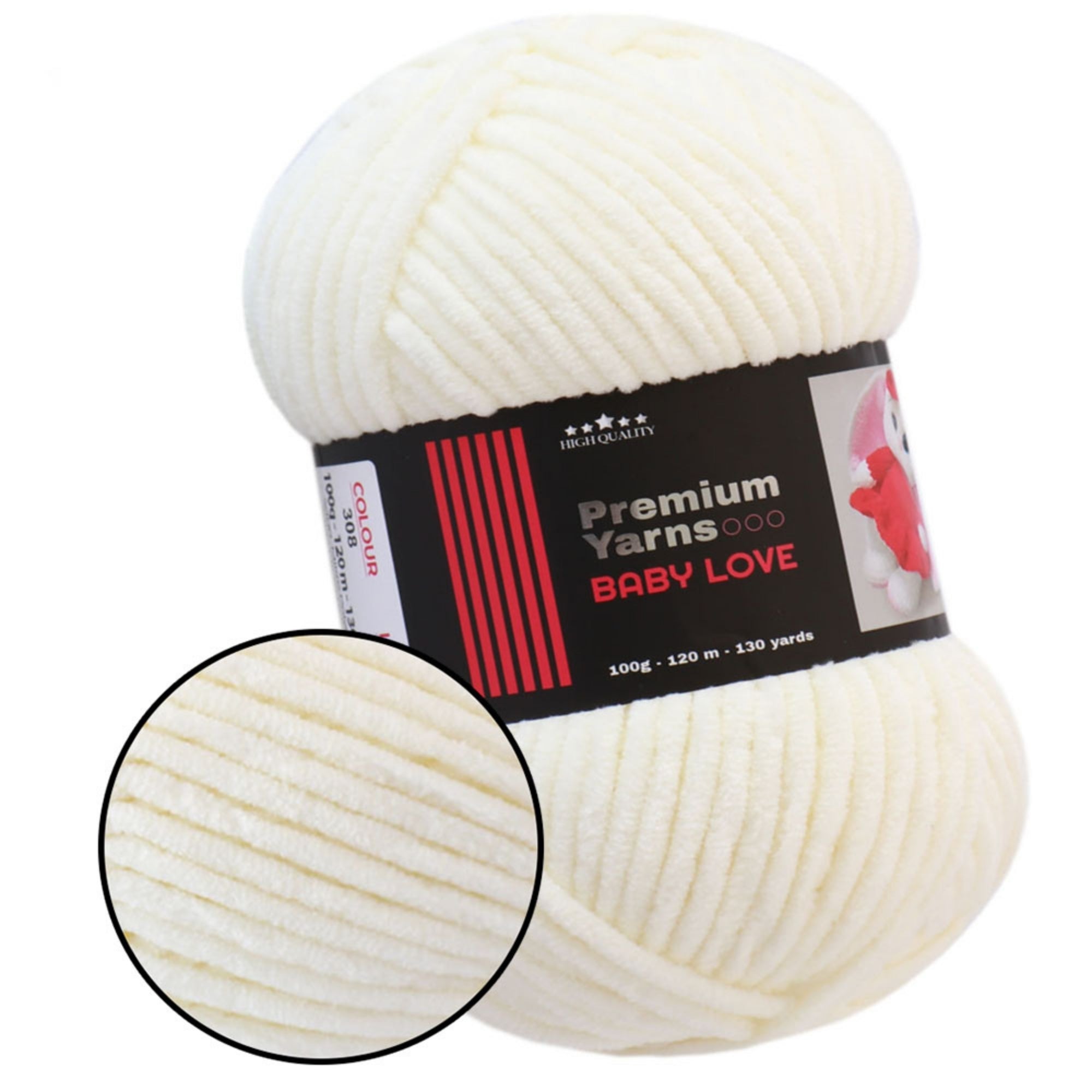 Premium Yarns Baby Love, 40 colors, 3.53 oz / 131 yds