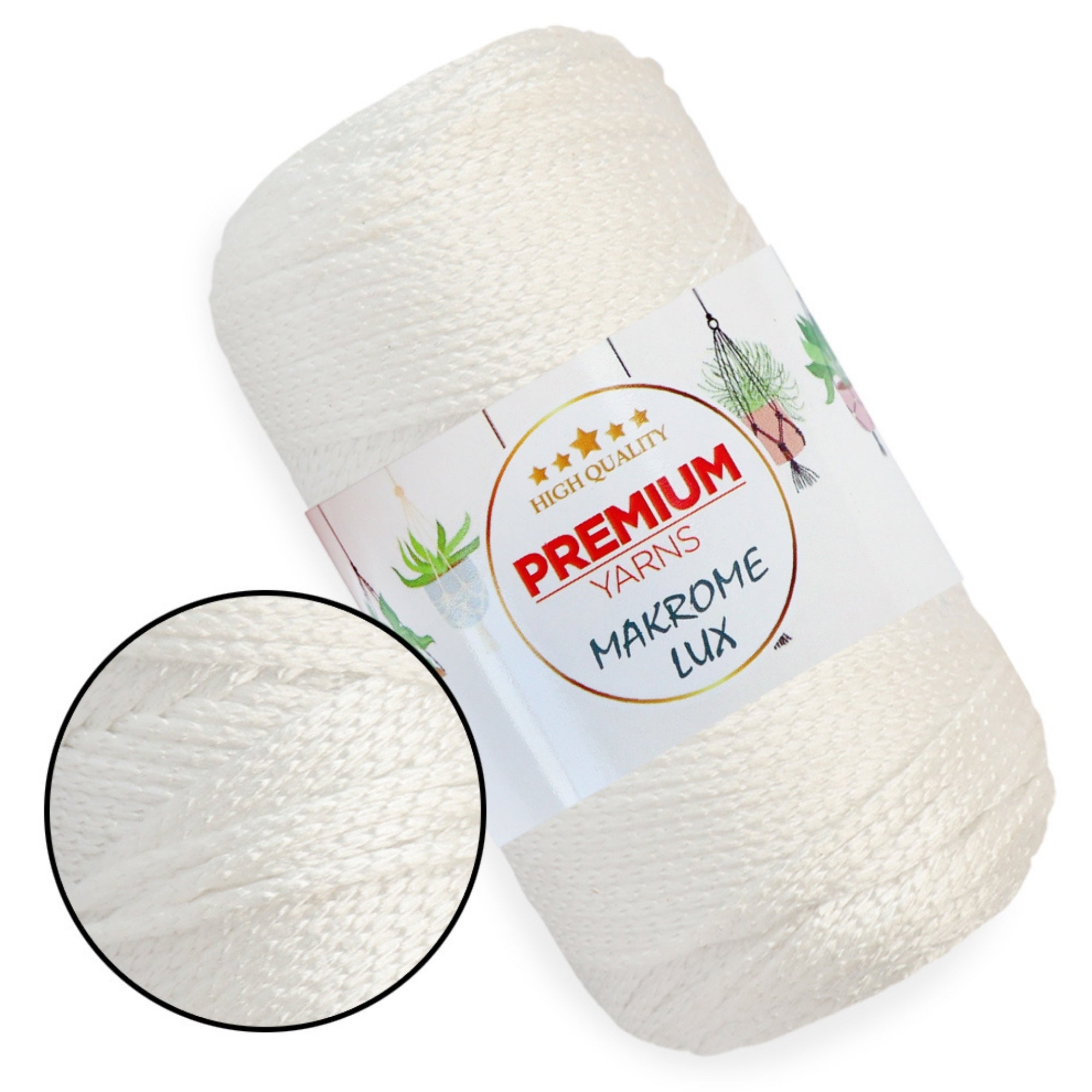 Premium Yarns Makrome Lux, 16 colors, 3.52 oz / 197 yds