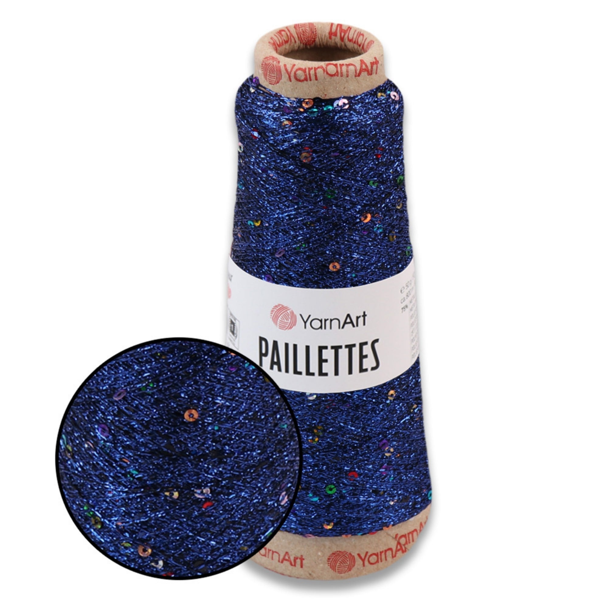 YarnArt Paillettes, 10 colors, 1.76 oz / 207 yds