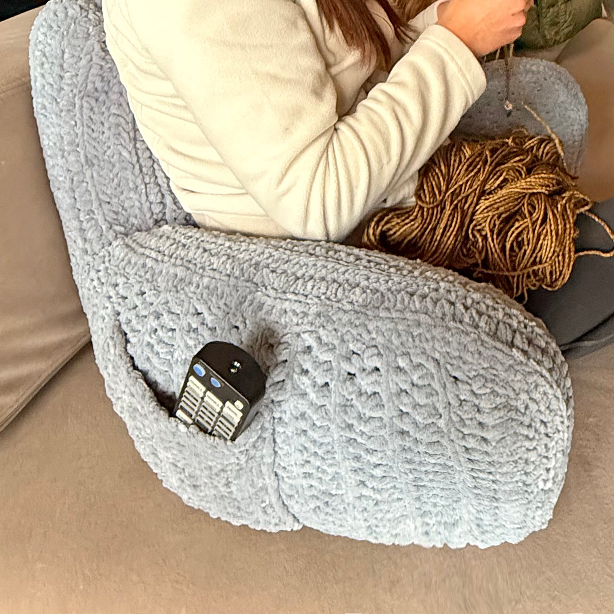 BACKREST PILLOW Crochet Pattern (skill level Intermediate)