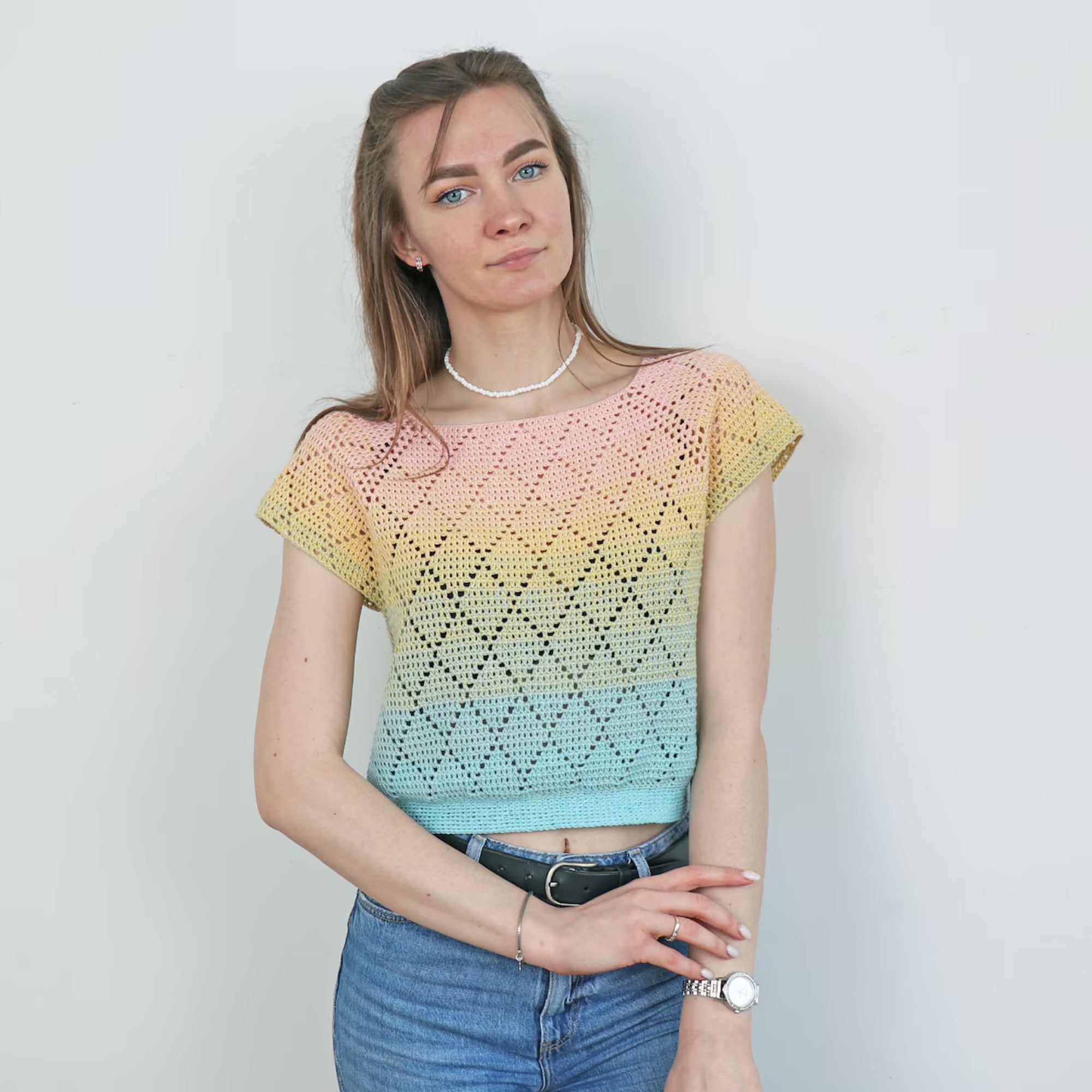 2-in-1 Lace Summer Top Crochet Kit (skill level Beginner)