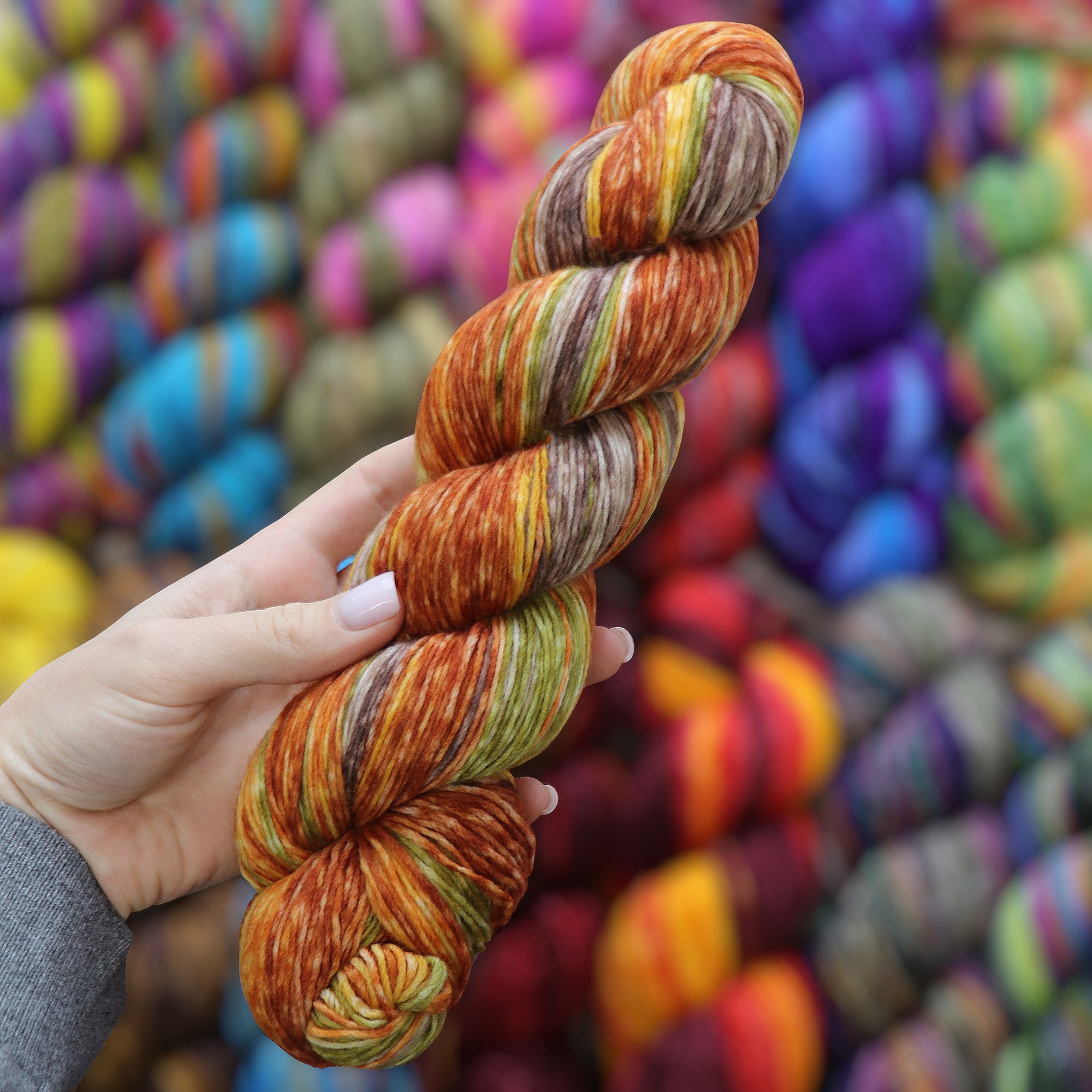 Sock Yarn Hand Dyed 3.53 oz / 437 yds