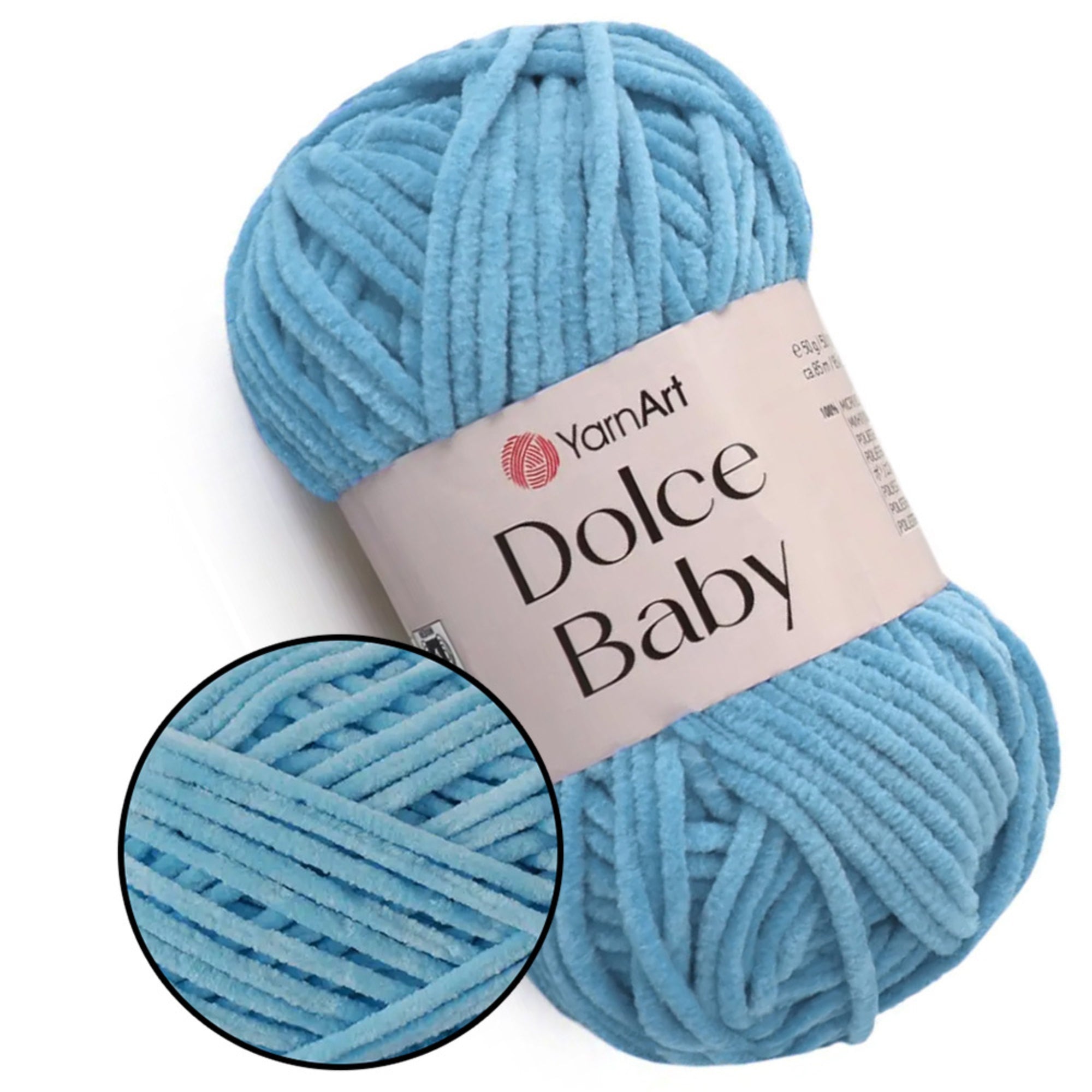 YarnArt Dolce Baby, 29 colors, 1.76 oz / 93 yds