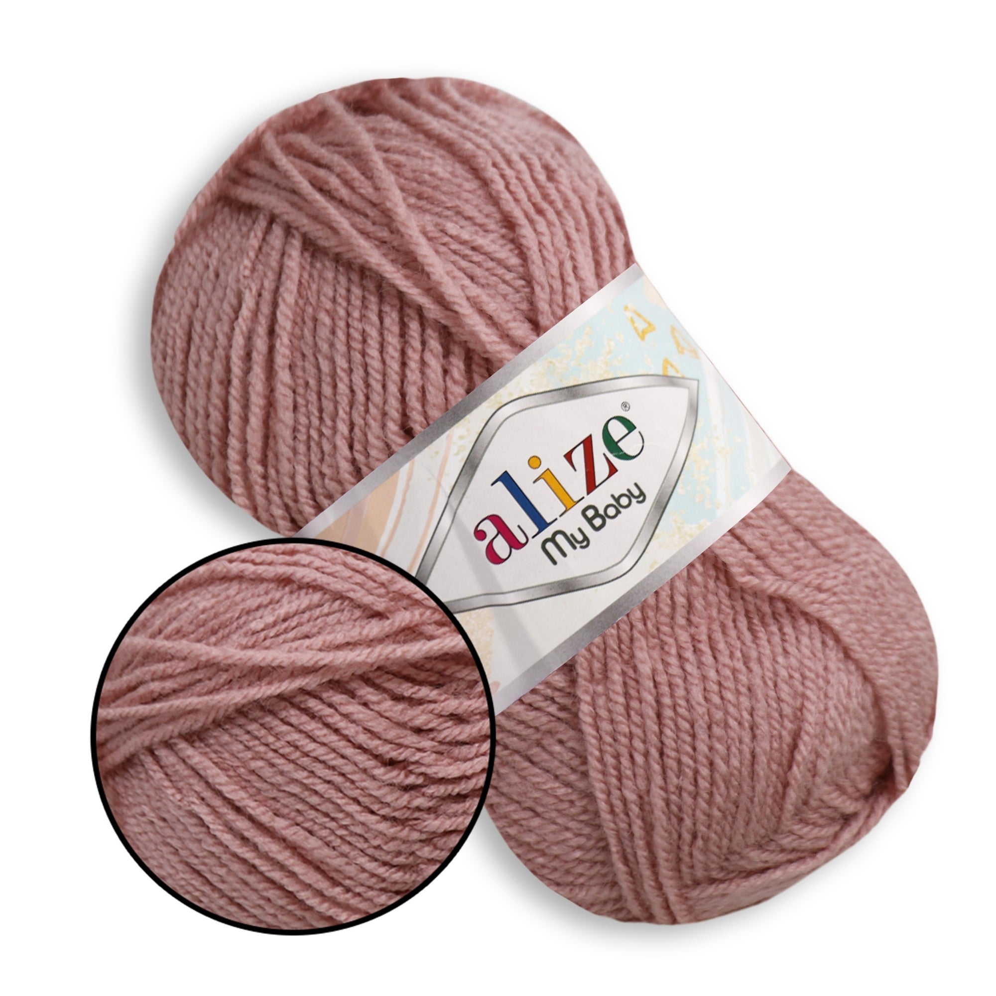 Alize My Baby, 42 colors, 4.1 oz / 394 yds