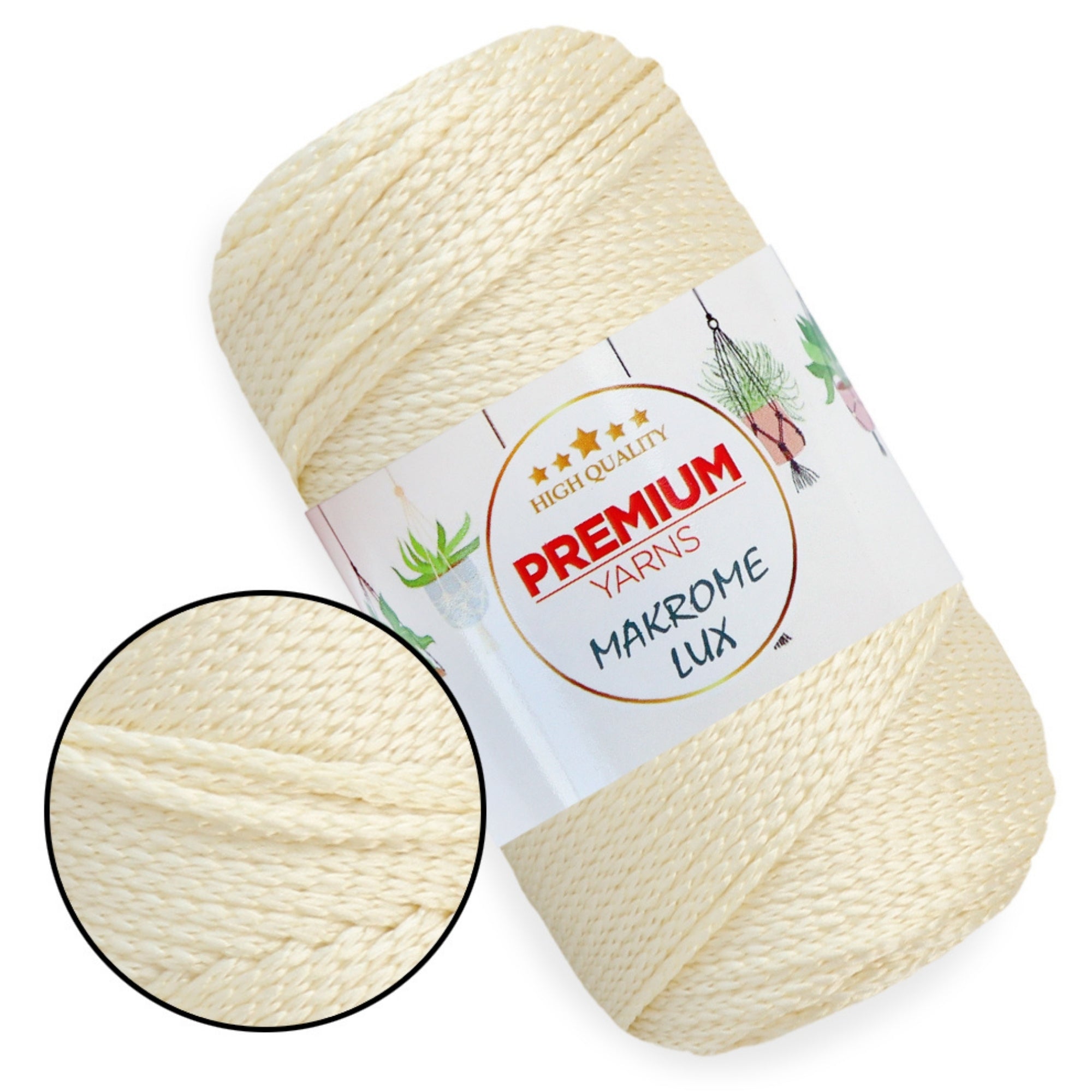 Premium Yarns Makrome Lux, 16 colors, 3.52 oz / 197 yds