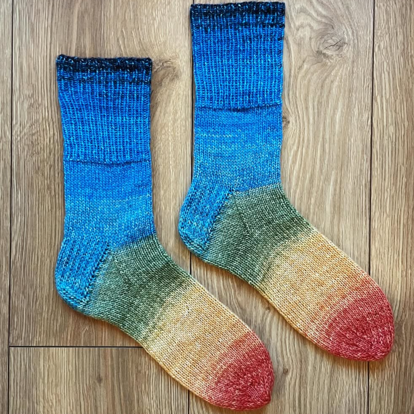 Sock Yarn Hand Dyed 3.53 oz / 437 yds