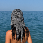 MESH BANDANA Crochet Pattern (skill level beginner)