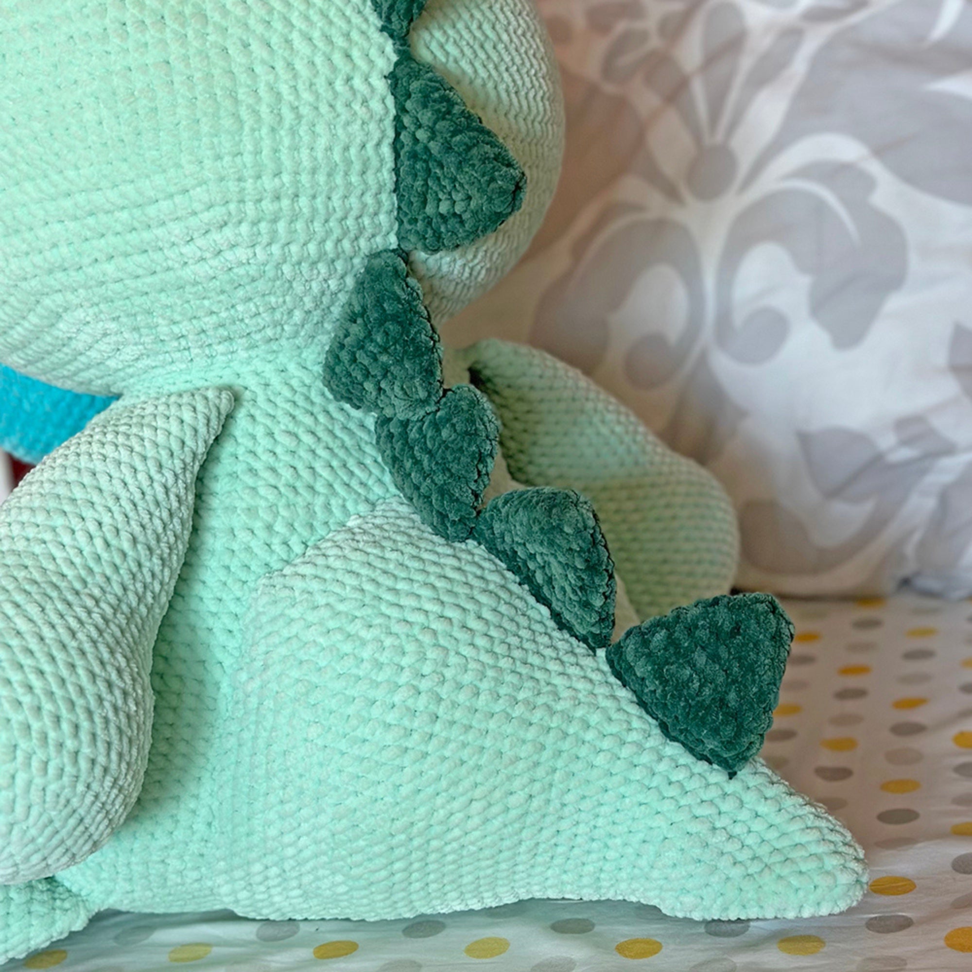 DINO BUDDY Crochet Pattern (skill level Intermediate)
