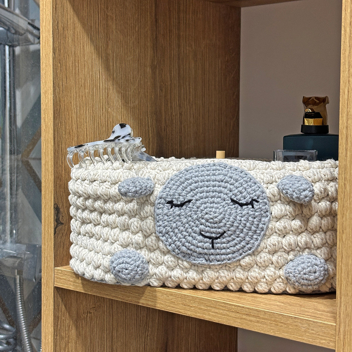 SHEEP ORGANIZER Crochet Pattern (skill level intermediate)