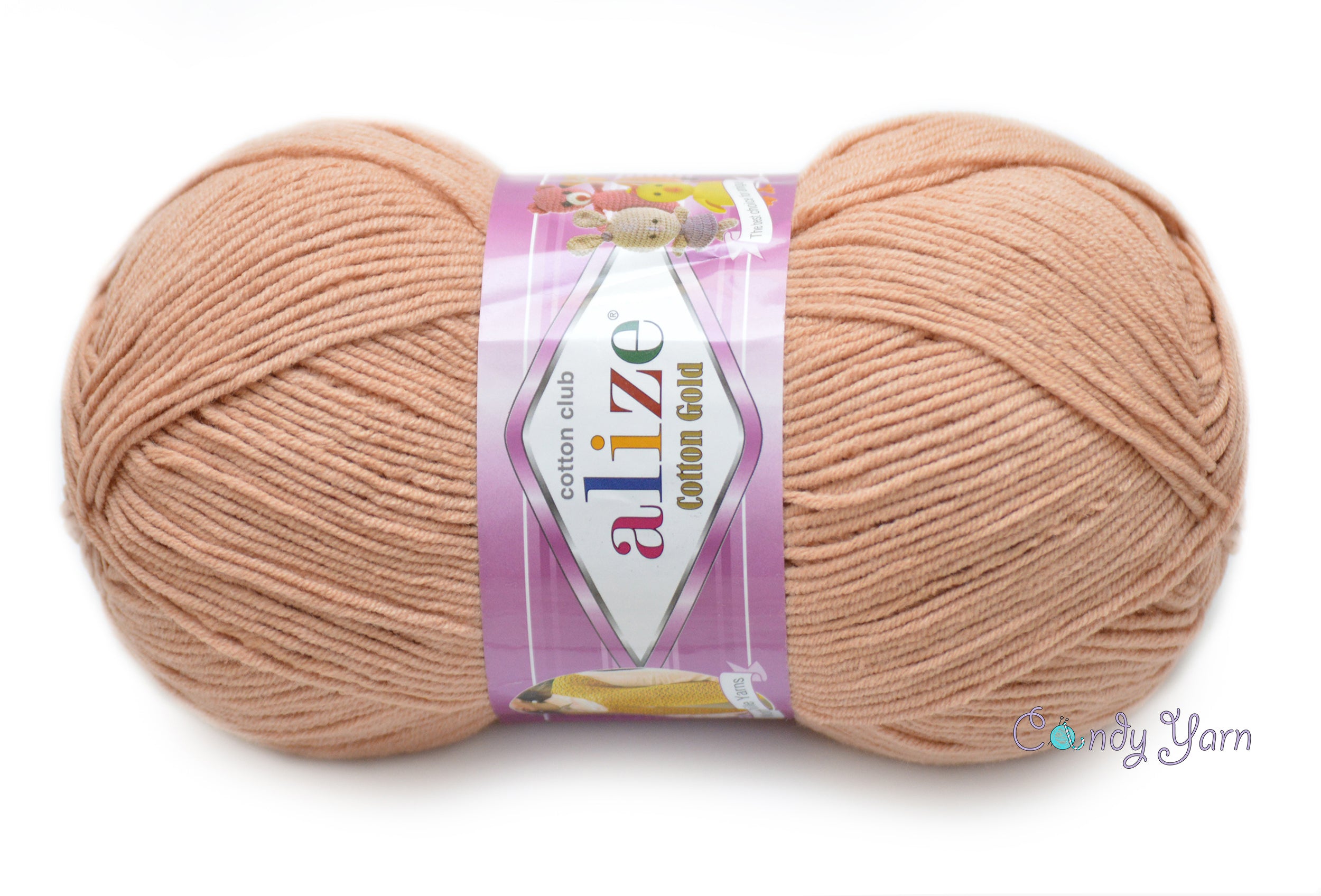 Alize Cotton Gold Yarn, 57 colors, 3.5 oz / 361 yds