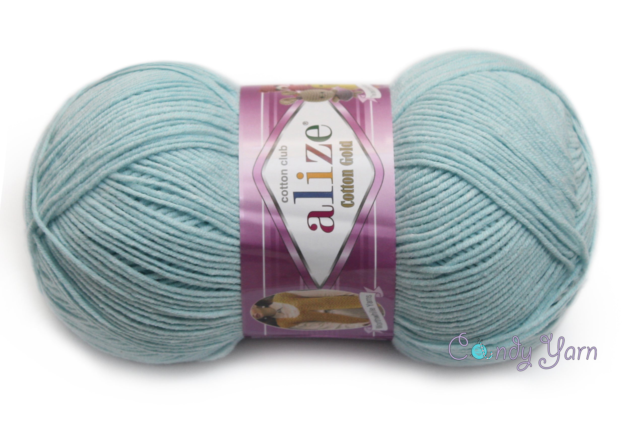 Alize Cotton Gold Yarn, 57 colors, 3.5 oz / 361 yds