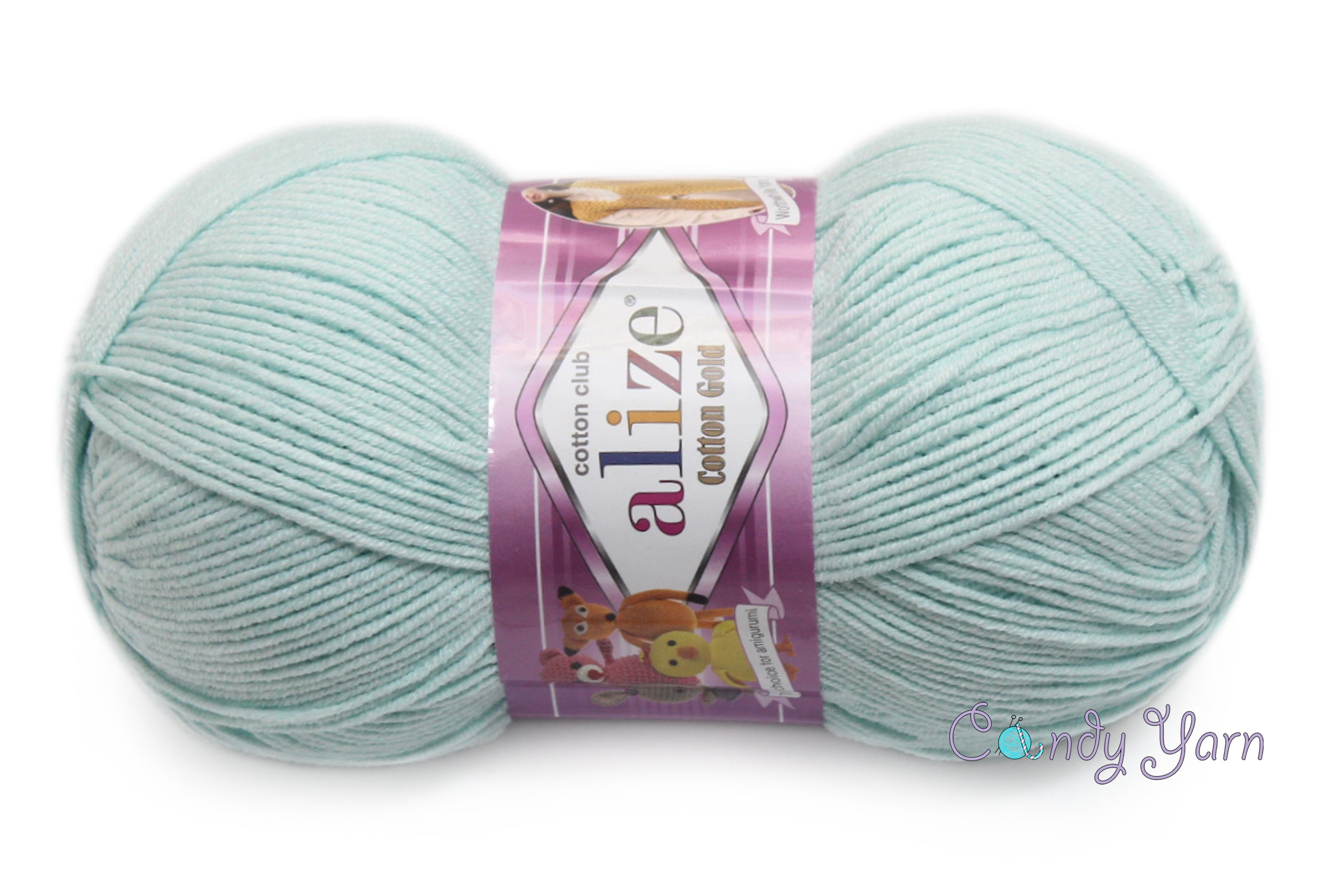 Alize Cotton Gold Yarn, 57 colors, 3.5 oz / 361 yds