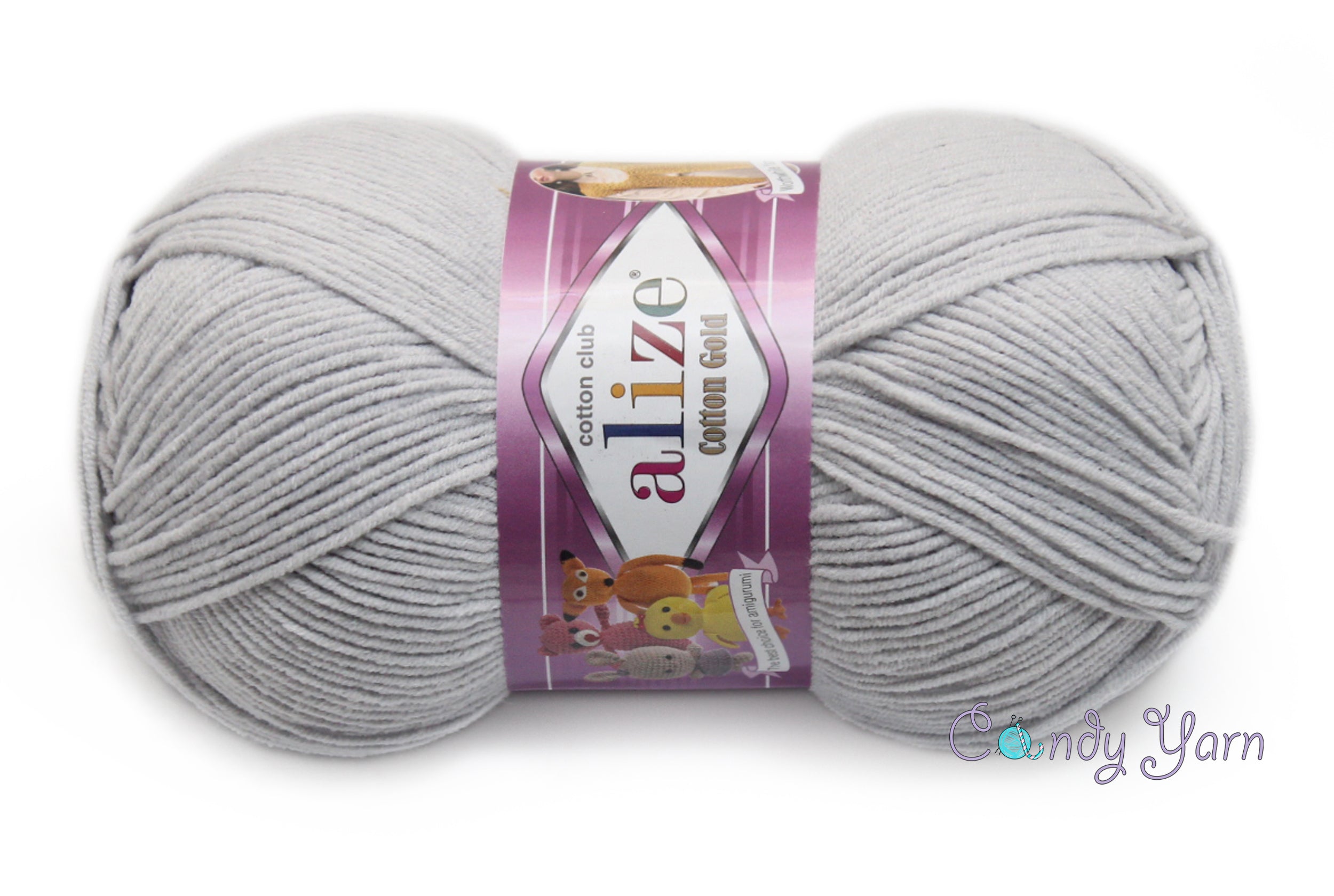 Alize Cotton Gold Yarn, 57 colors, 3.5 oz / 361 yds
