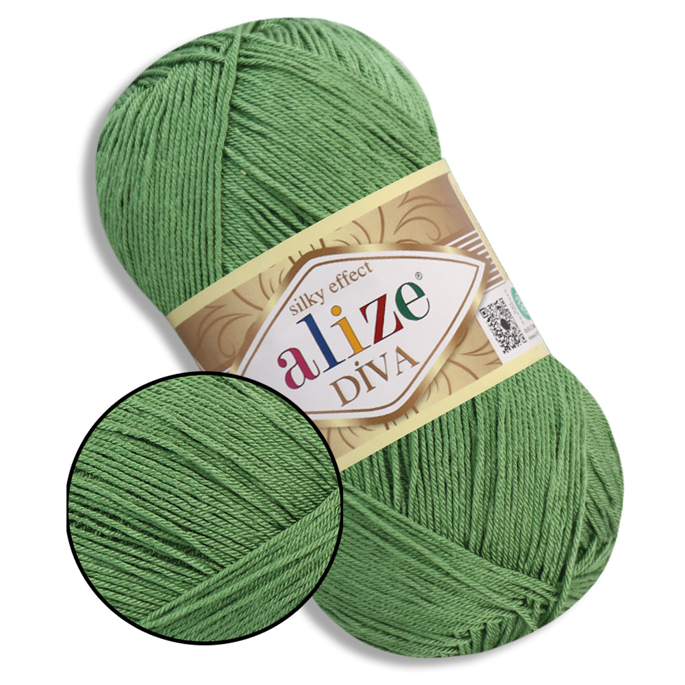 Alize Diva, 54 Colors, 3.52 oz / 383 yds