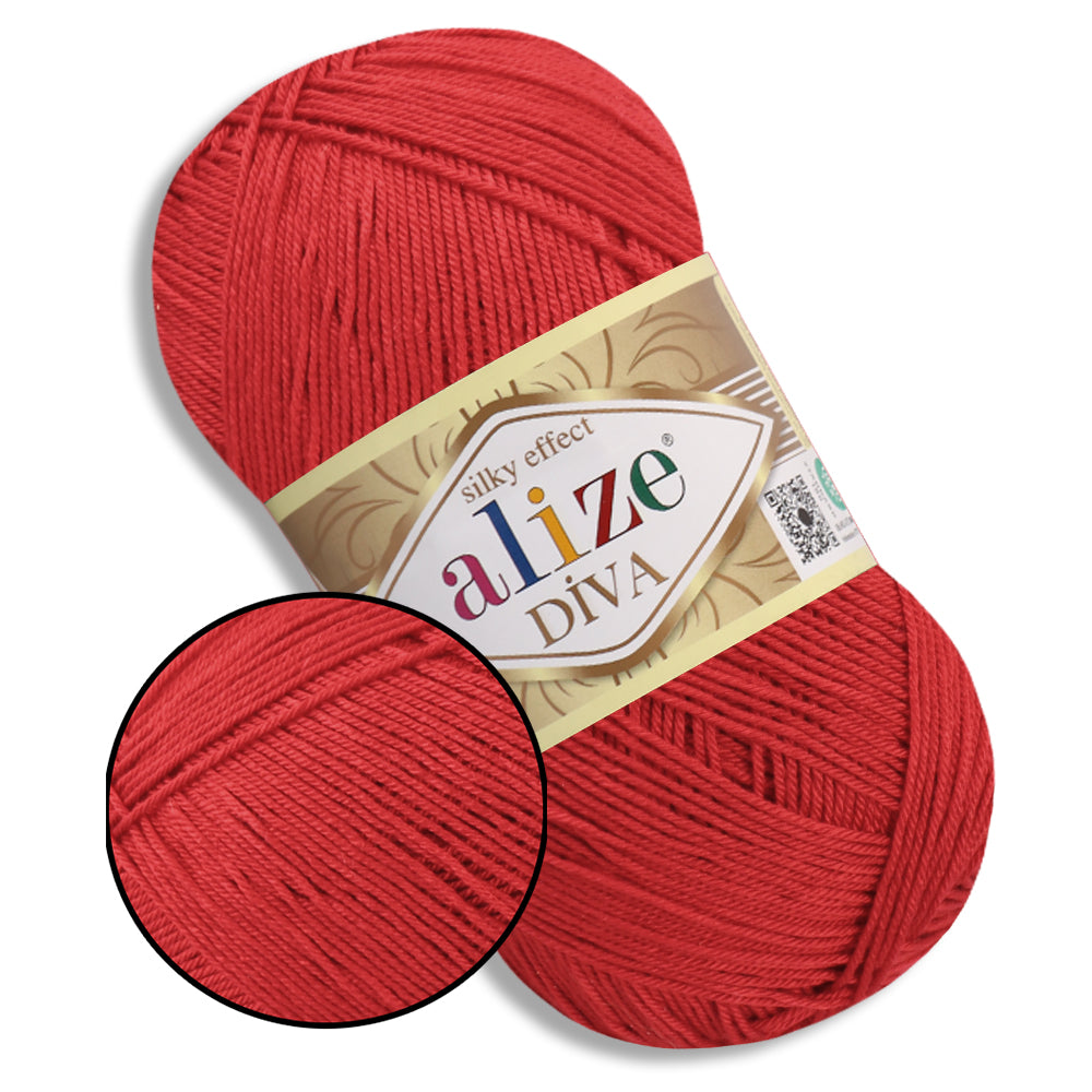 Alize Diva, 54 Colors, 3.52 oz / 383 yds