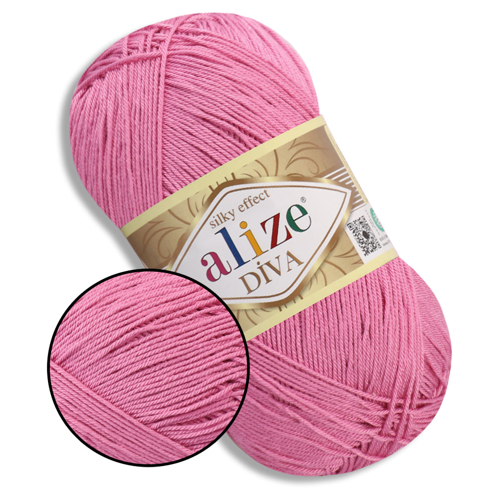 Alize Diva, 54 Colors, 3.52 oz / 383 yds