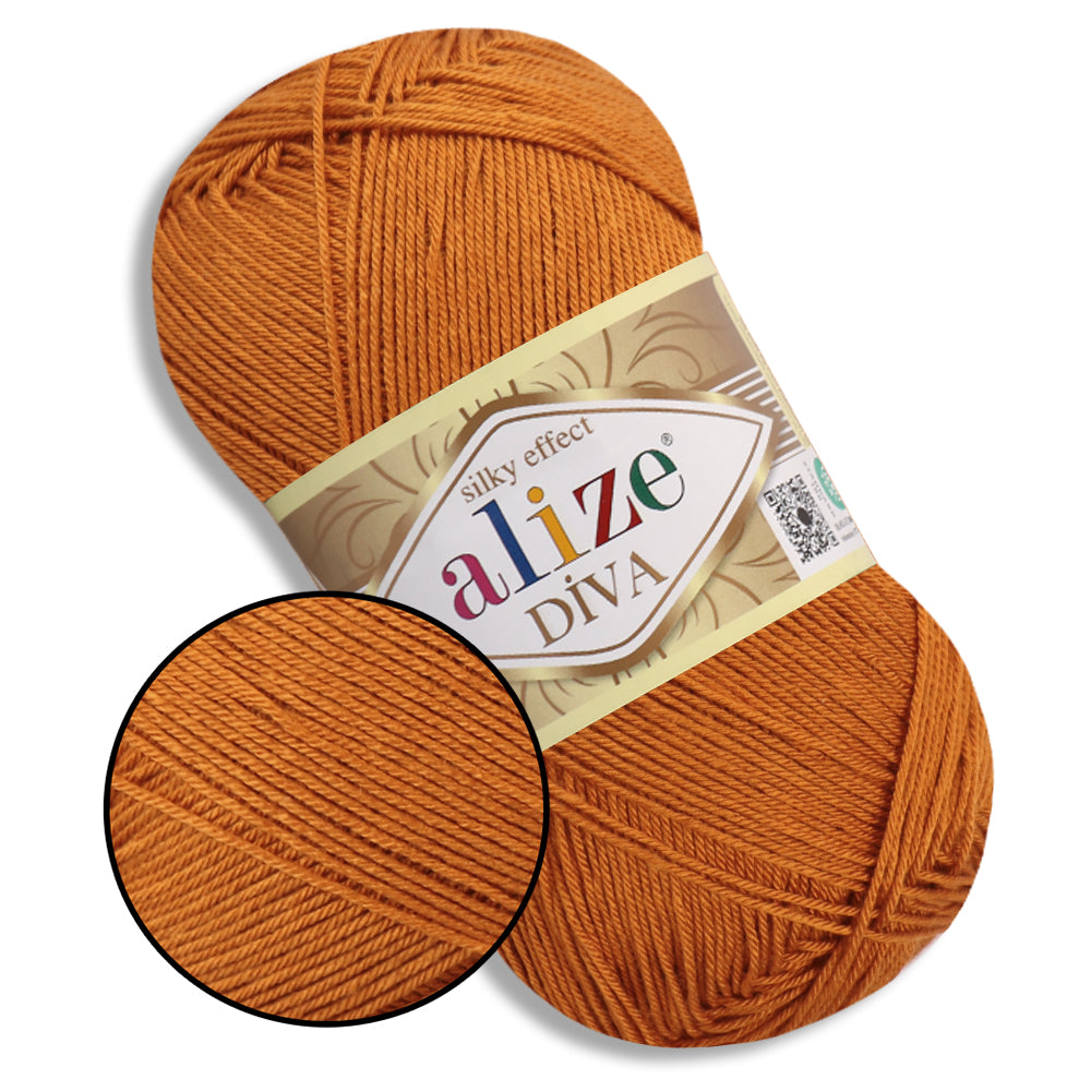 Alize Diva, 54 Colors, 3.52 oz / 383 yds