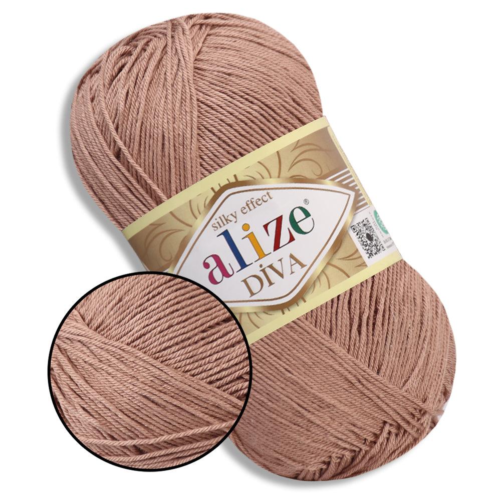 Alize Diva, 54 Colors, 3.52 oz / 383 yds