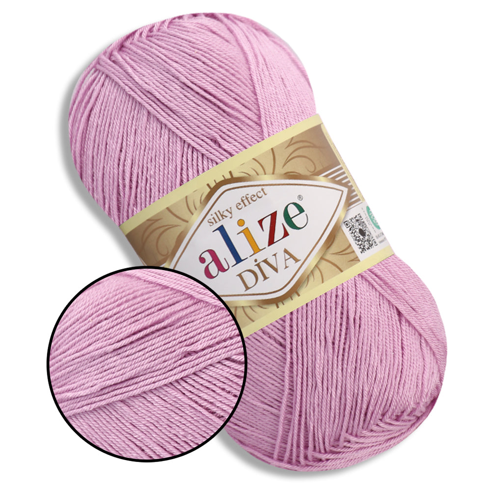 Alize Diva, 54 Colors, 3.52 oz / 383 yds
