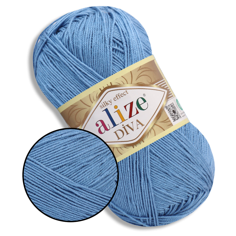 Alize Diva, 54 Colors, 3.52 oz / 383 yds