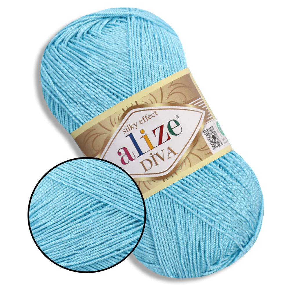 Alize Diva, 54 Colors, 3.52 oz / 383 yds