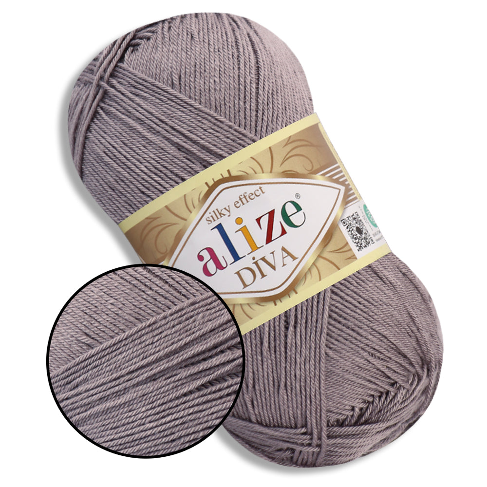 Alize Diva, 54 Colors, 3.52 oz / 383 yds