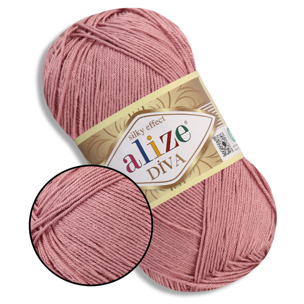 Alize Diva, 54 Colors, 3.52 oz / 383 yds