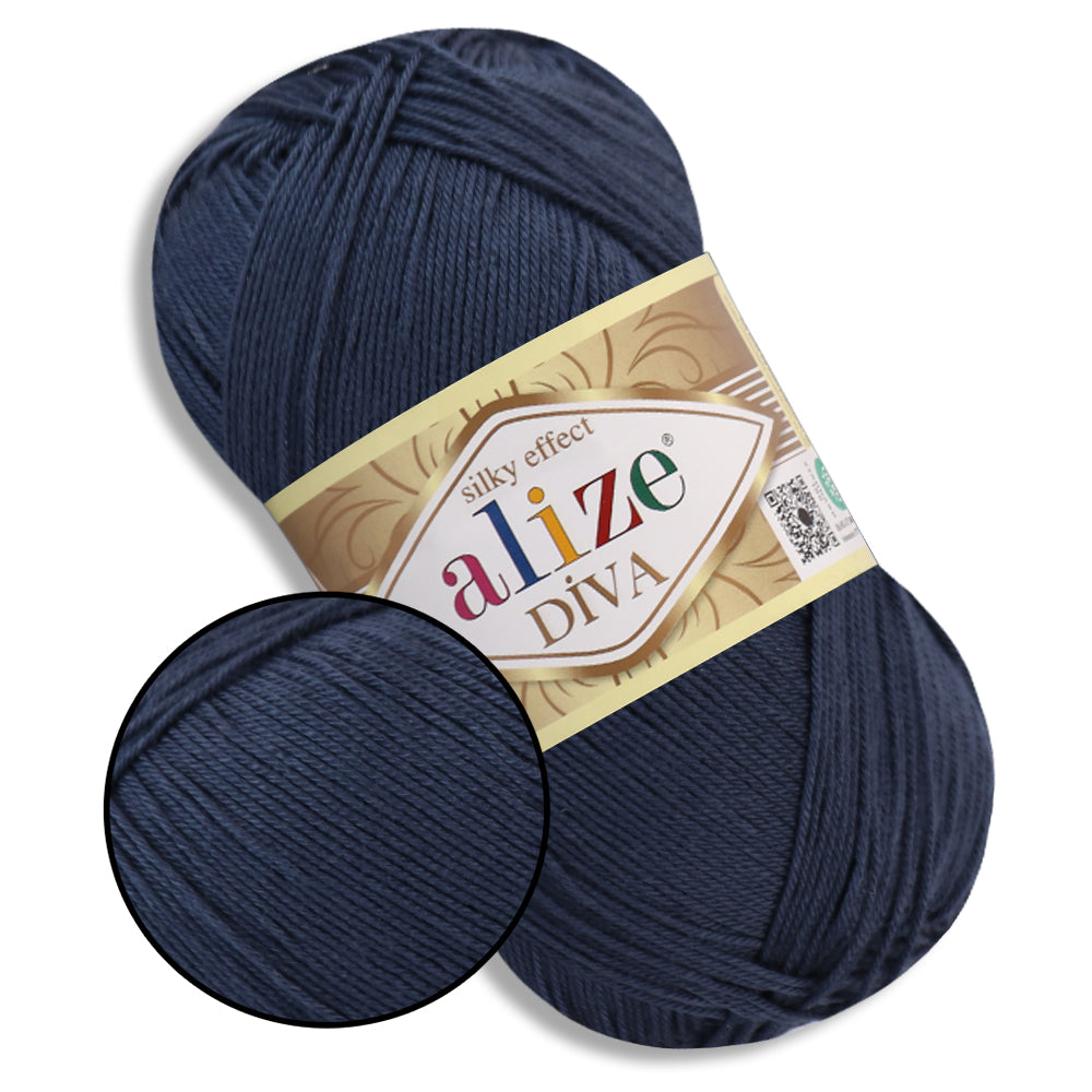 Alize Diva, 54 Colors, 3.52 oz / 383 yds