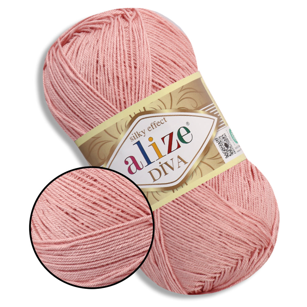 Alize Diva, 54 Colors, 3.52 oz / 383 yds